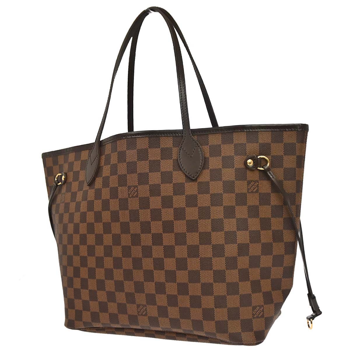 Louis Vuitton 2013 Damier Neverfull MM Tote Handbag N51105