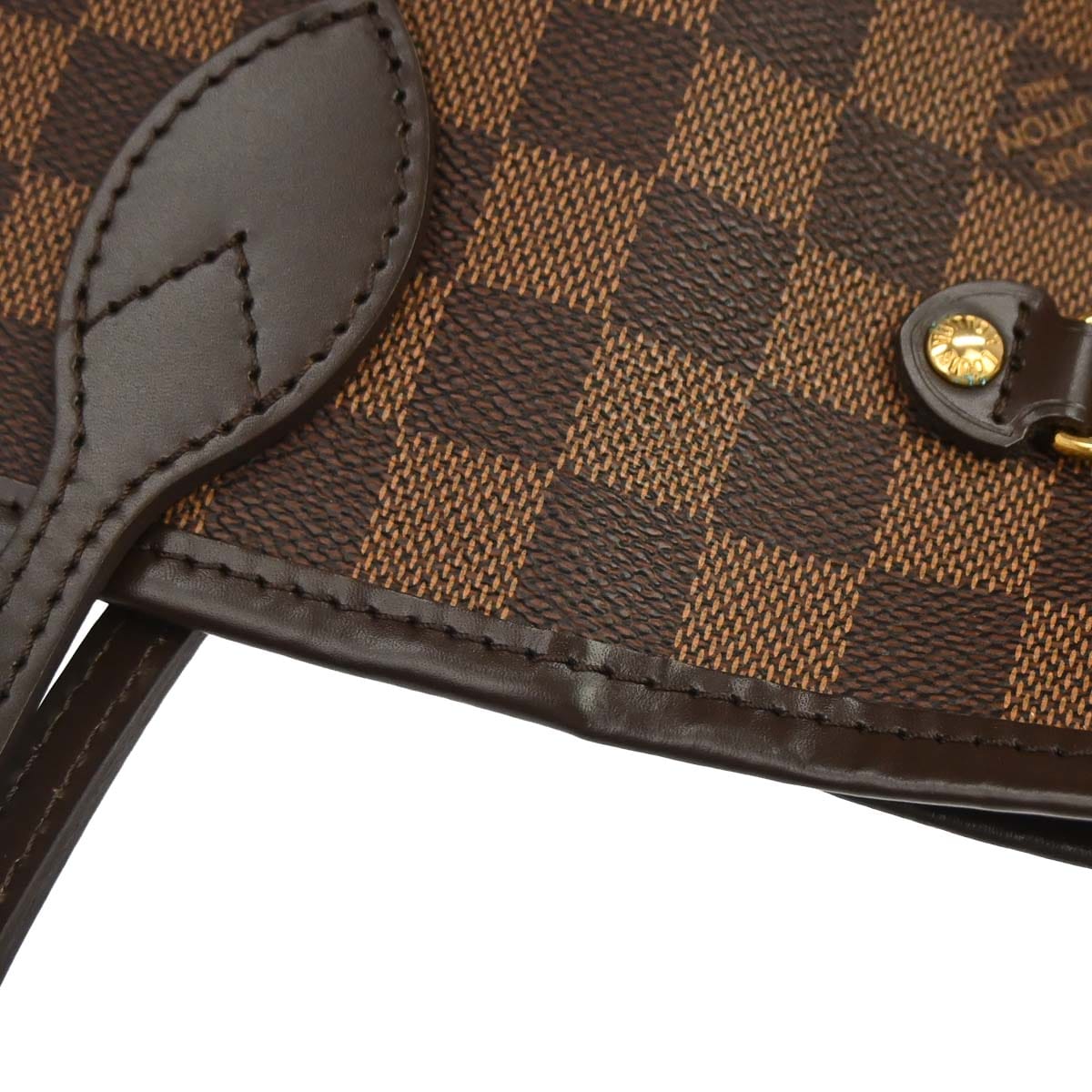 Louis Vuitton 2013 Damier Neverfull MM Tote Handbag N51105