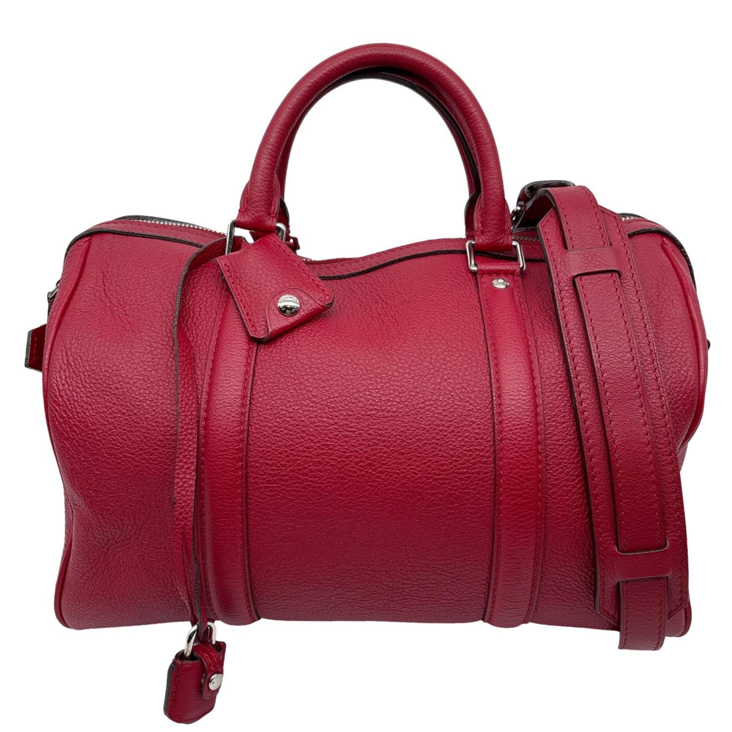 LOUIS VUITTON Cachemire SC PM Calf Leather Tote Bag Red