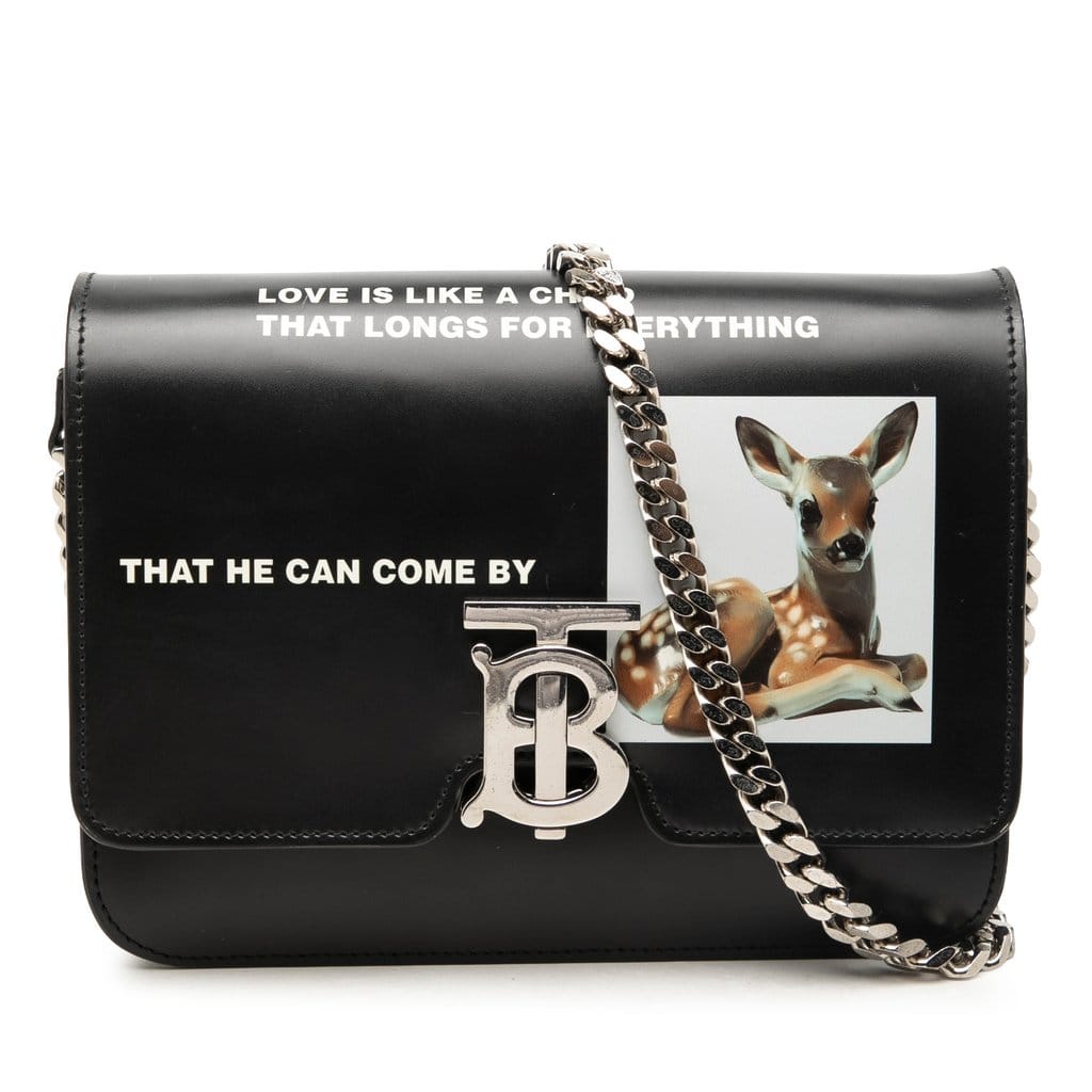 Burberry Small Smooth Calfskin Bambi TB Crossbody