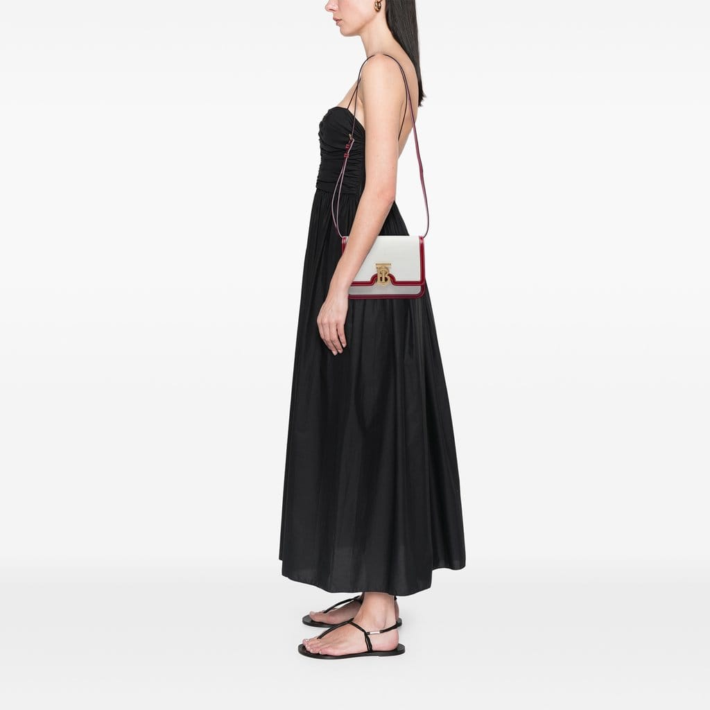 Burberry Small Canvas TB Flap Crossbody