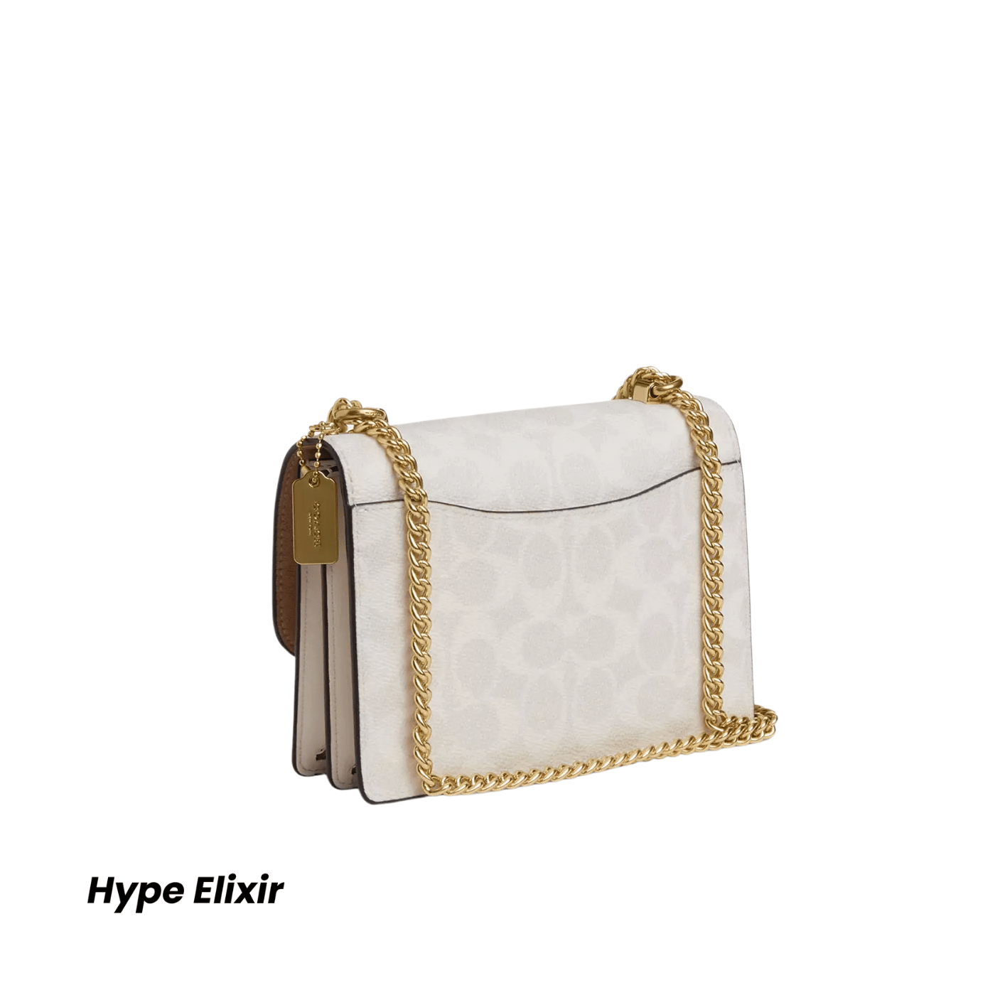 Coach Mini Klare Crossbody Bag signature canvas/Gold/White/Chalk