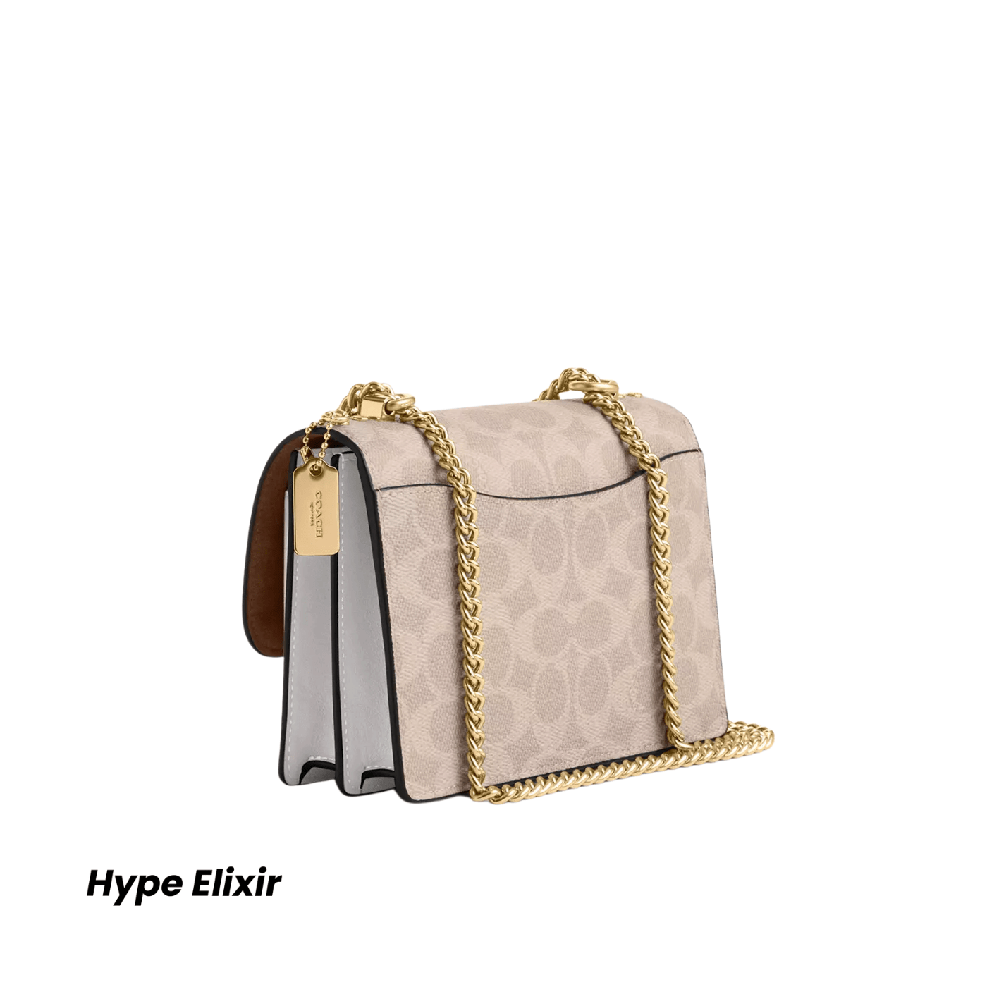 Coach Mini Klare Crossbody Bag signature canvas/Gold/Sand/Chalk