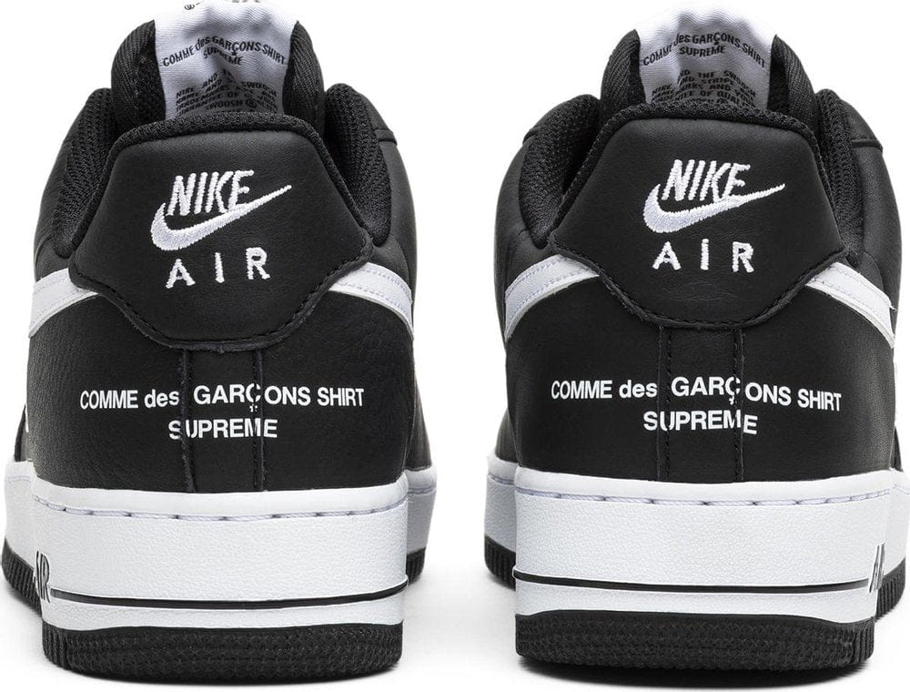 Supreme x Comme des Garcons x Nike Air Force 1 Black