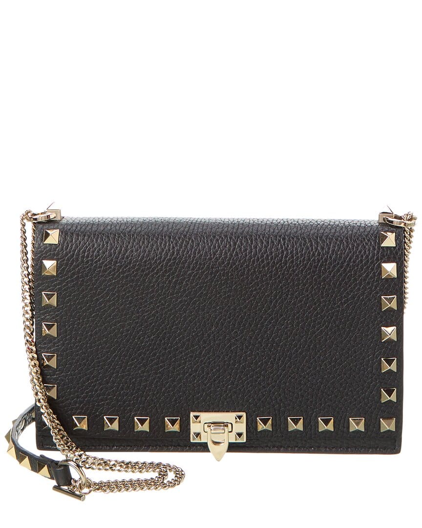 Valentino Rockstud Grainy Leather Crossbody
