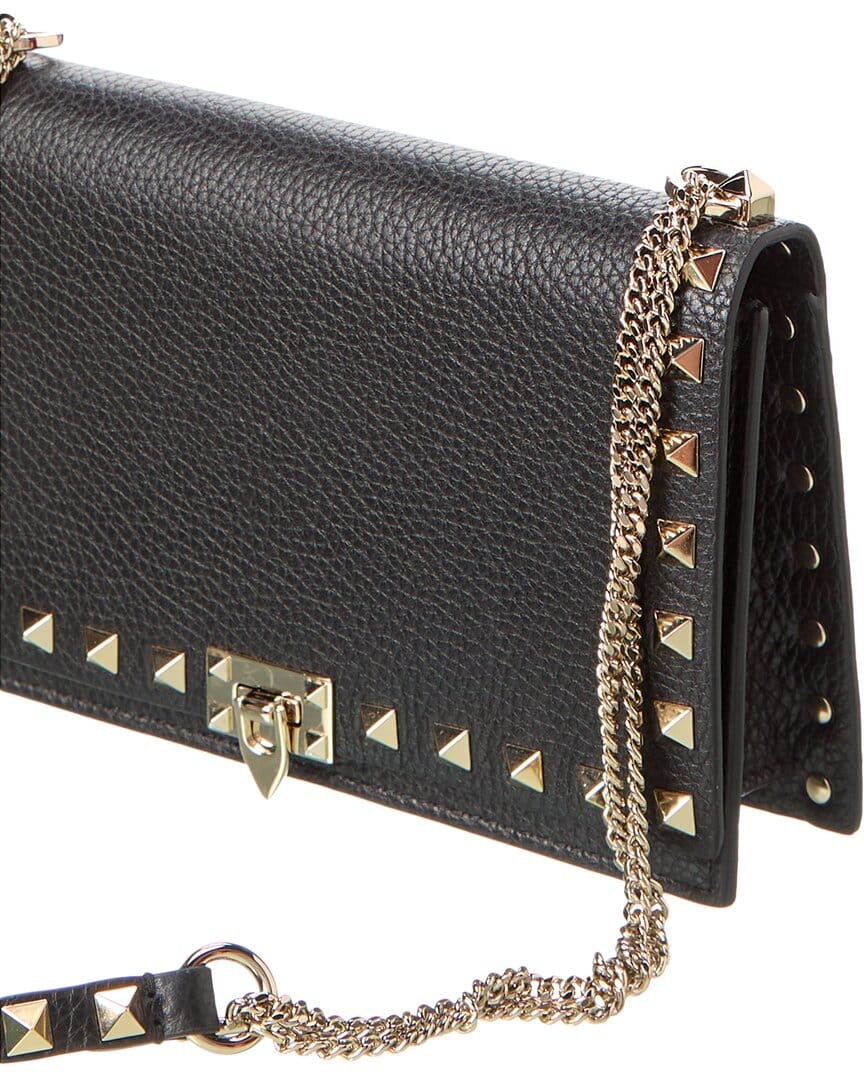 Valentino Rockstud Grainy Leather Crossbody