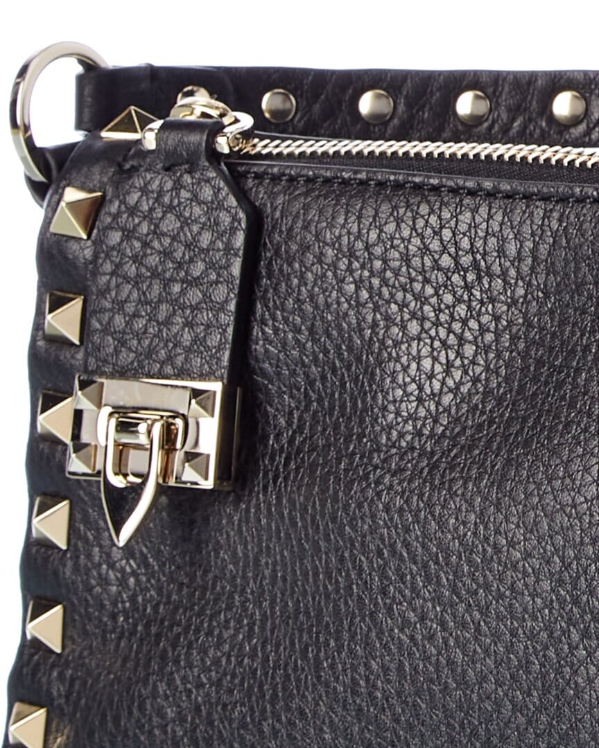 Valentino Rockstud Small Grainy Leather Crossbody