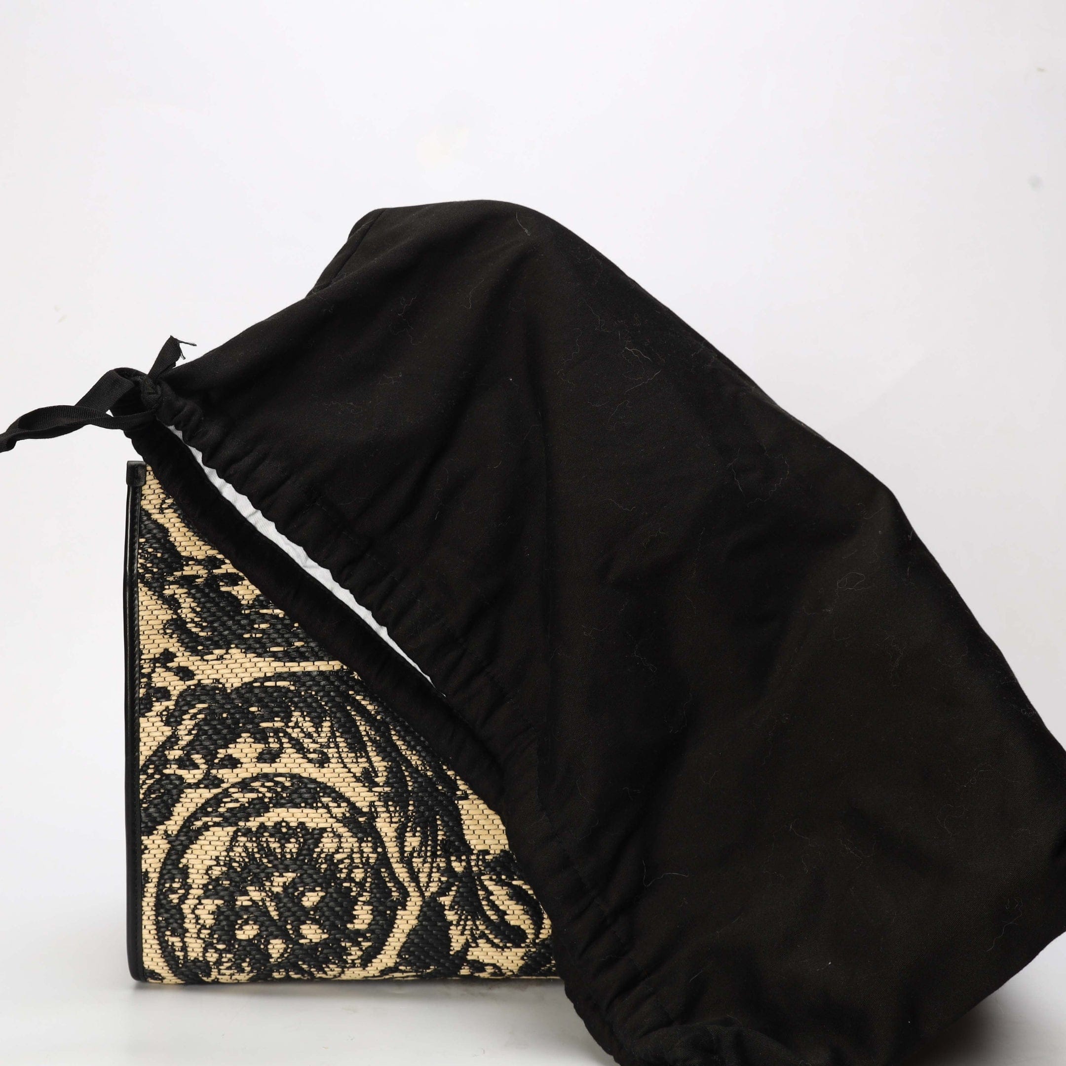 Versace Barocco Athena Raffia Tote