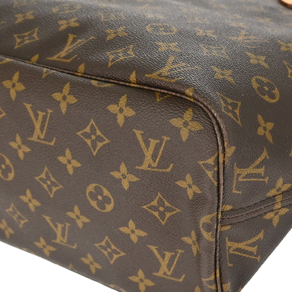 Louis Vuitton 2008 Monogram Neverfull MM Tote Handbag M40156
