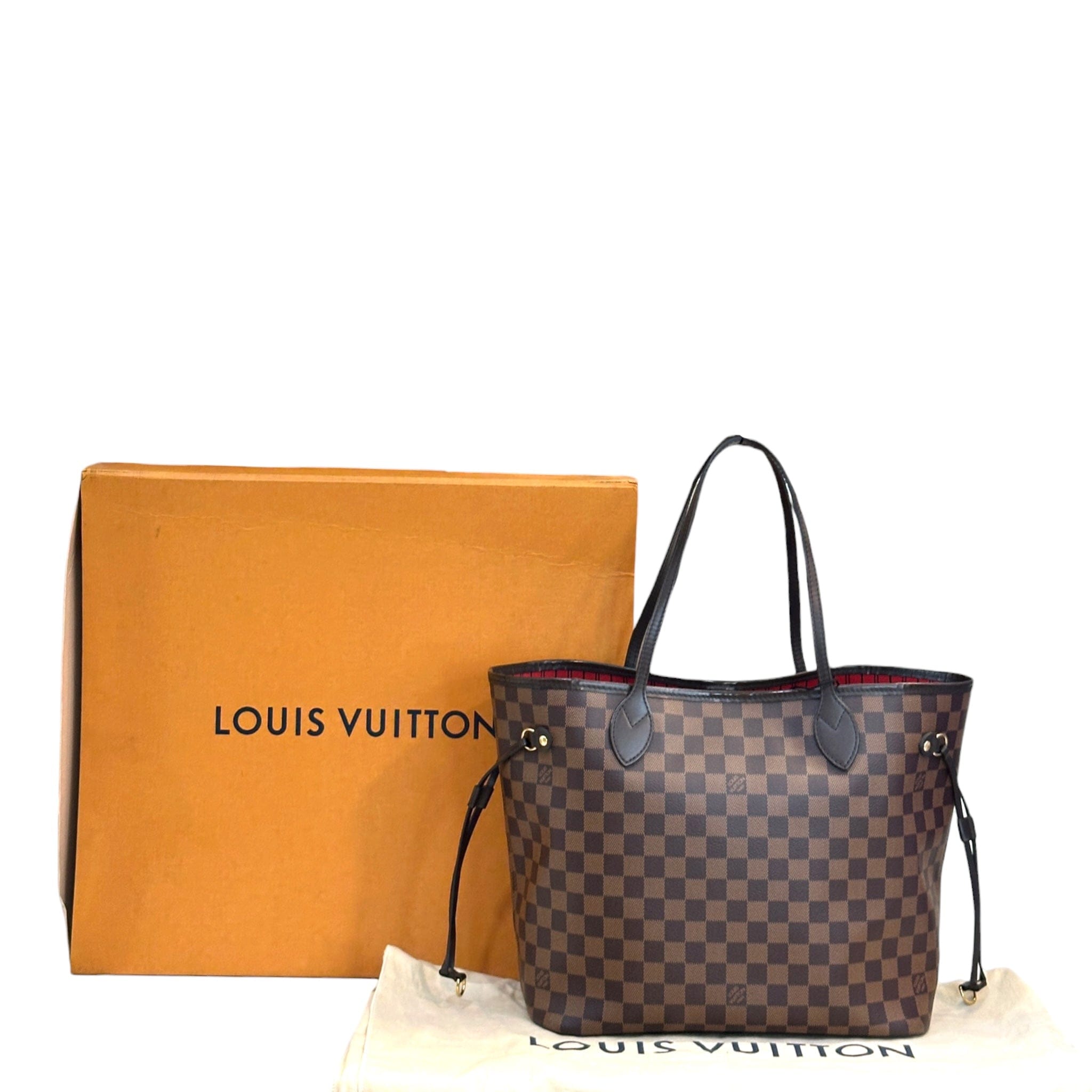 Louis Vuitton Neverfull MM Tote Bag Damier Ebene