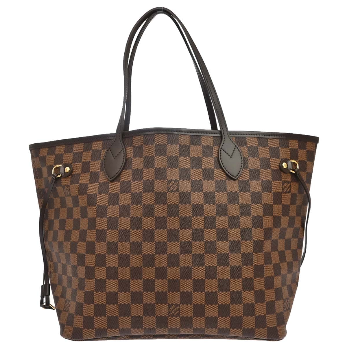 Louis Vuitton 2012 Damier Neverfull MM Tote Handbag N51105