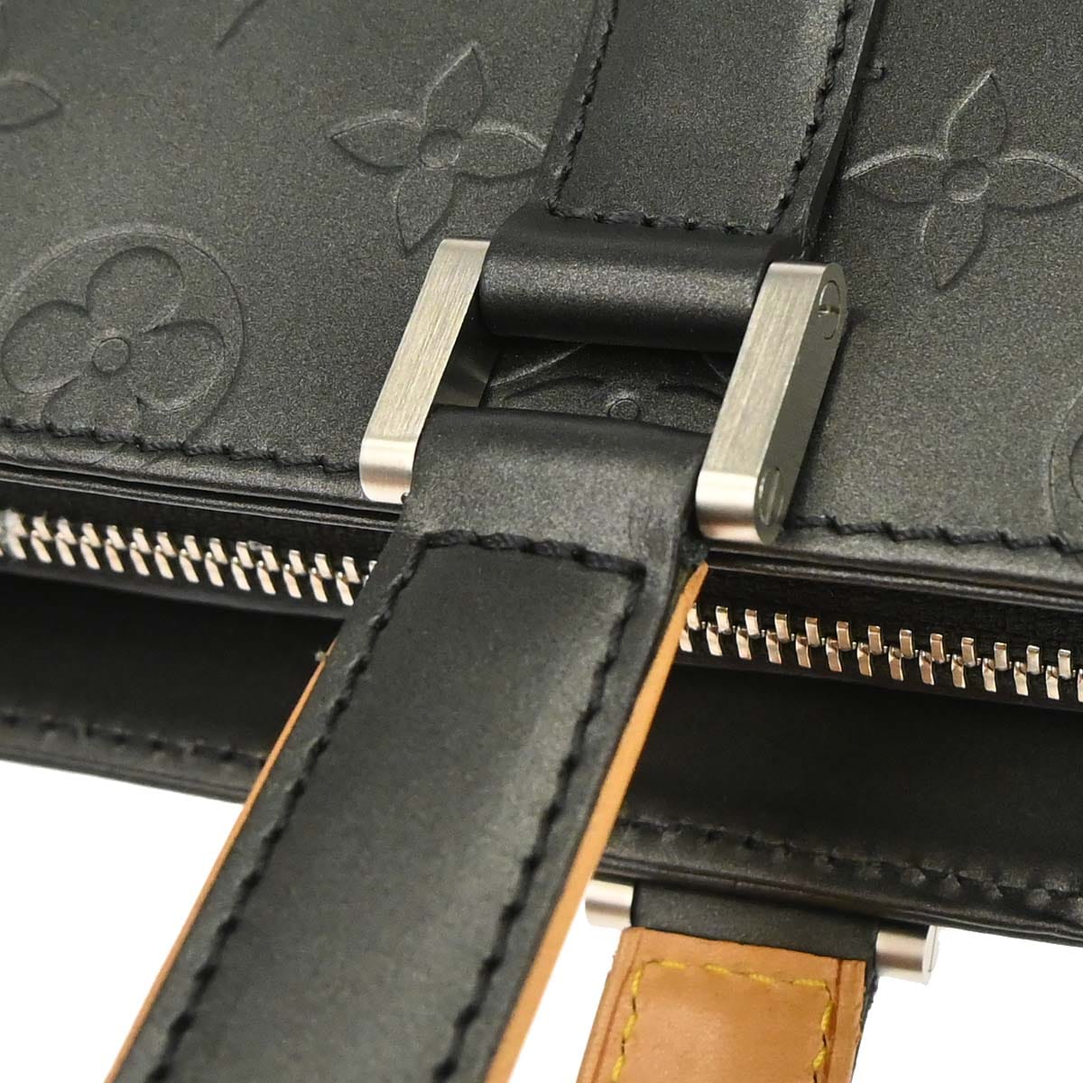 Louis Vuitton Black Monogram Mat Stockton Tote Handbag M55112