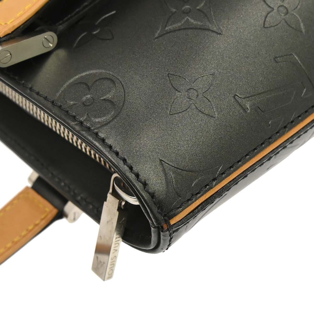Louis Vuitton Black Monogram Mat Stockton Tote Handbag M55112