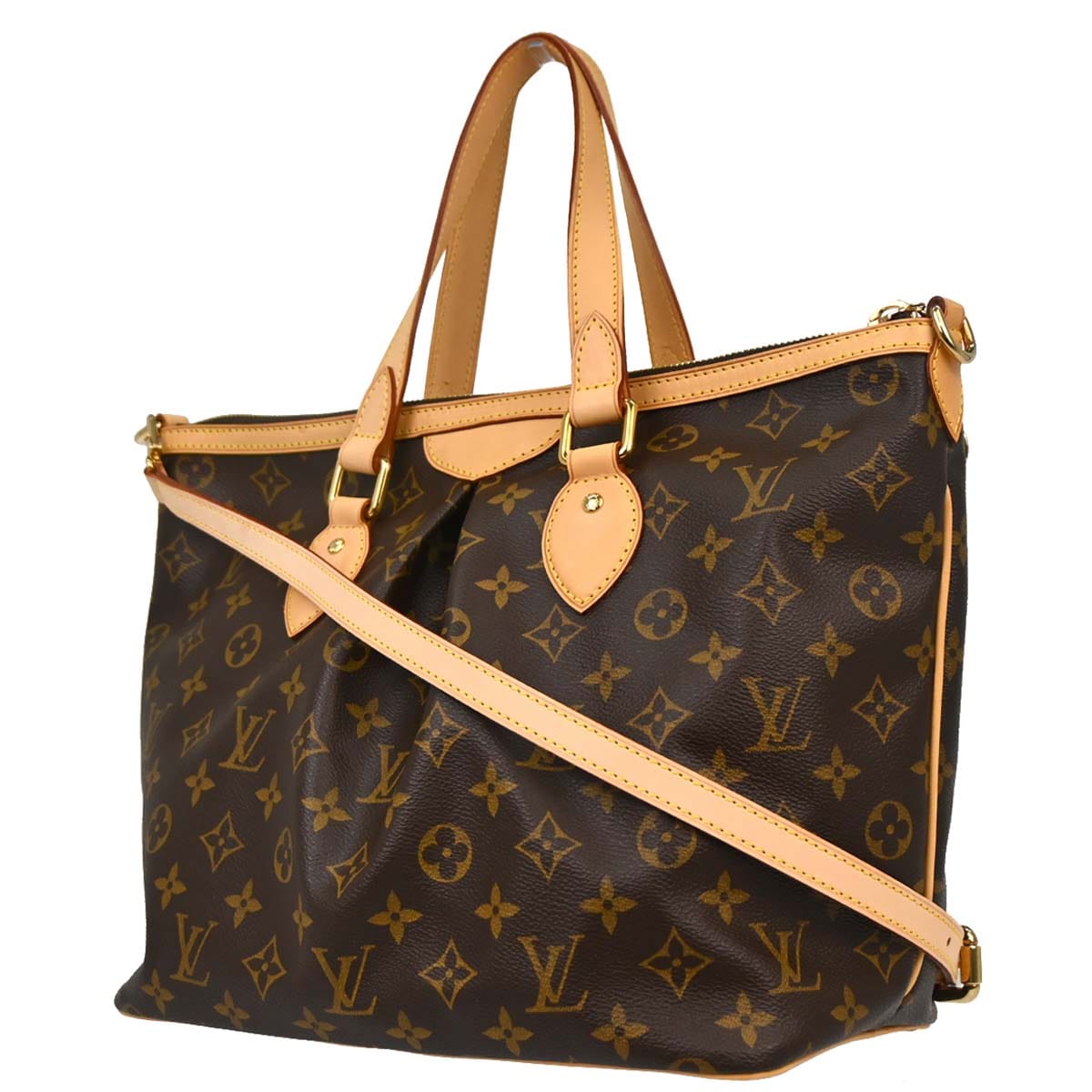 Louis Vuitton 2007 Monogram Palermo PM 2way Shoulder Tote Bag M40145