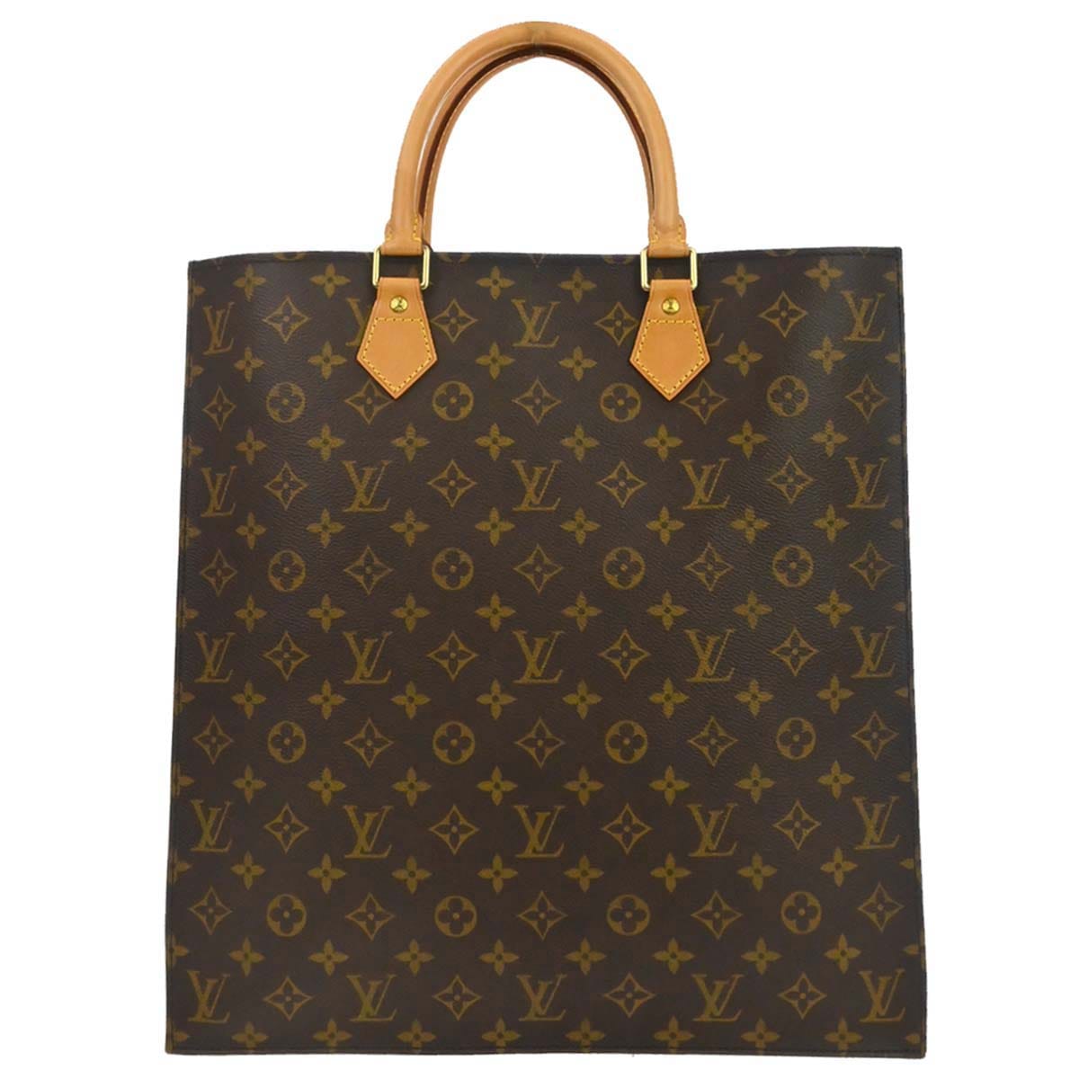 Louis Vuitton Monogram Sac Plat Tote Handbag M51140