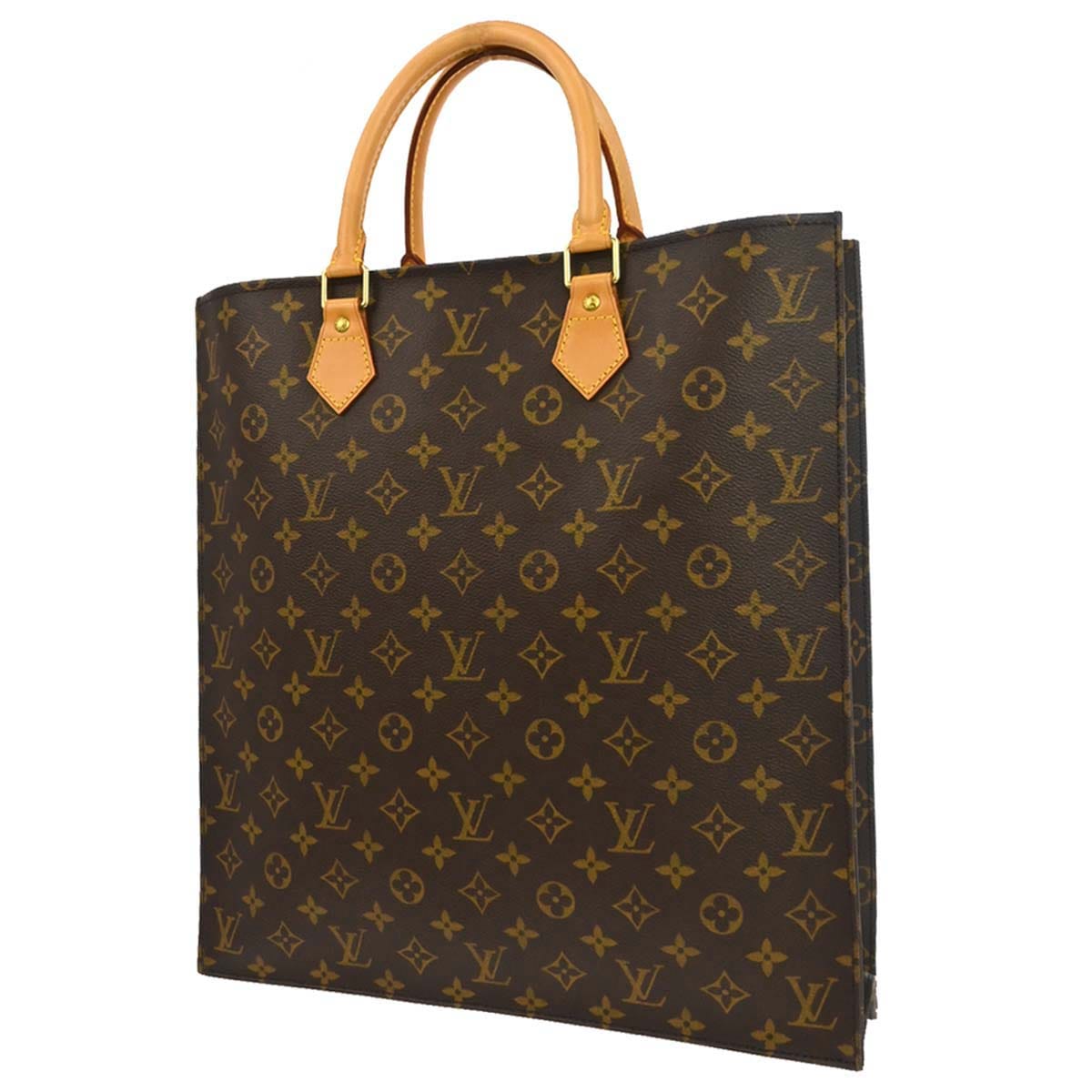 Louis Vuitton Monogram Sac Plat Tote Handbag M51140