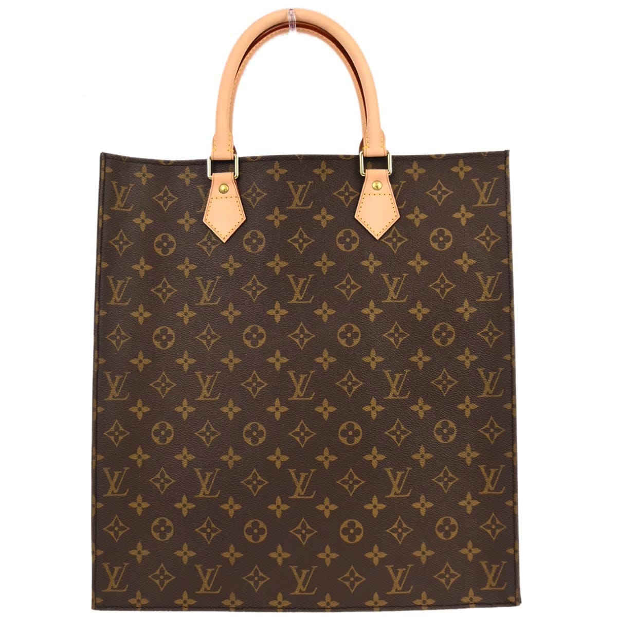 Louis Vuitton 2007 Monogram Sac Plat Tote Handbag M51140