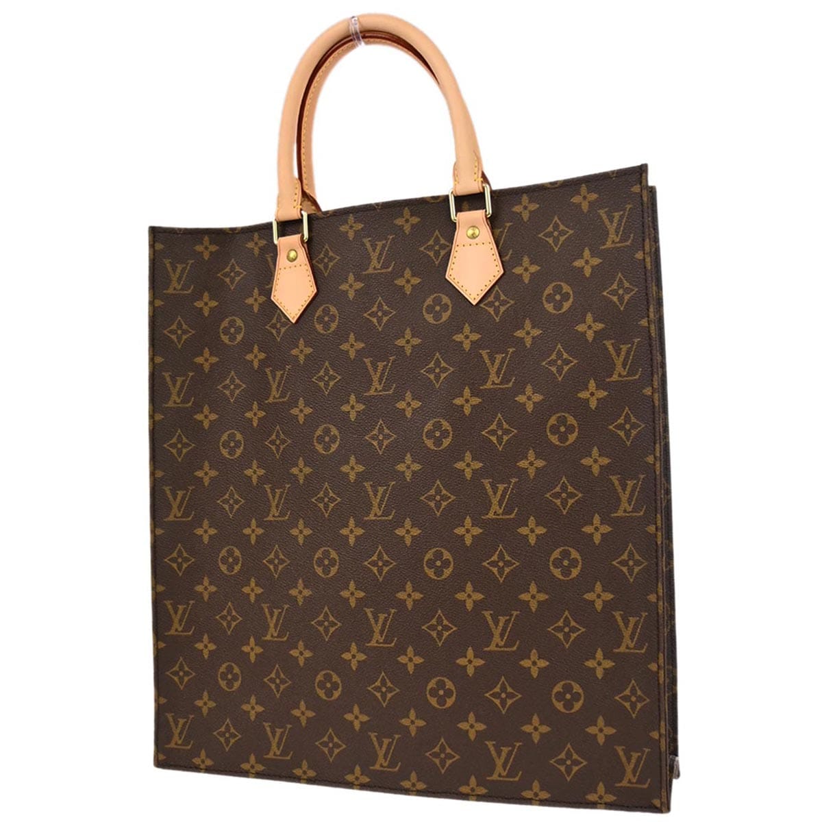 Louis Vuitton 2007 Monogram Sac Plat Tote Handbag M51140