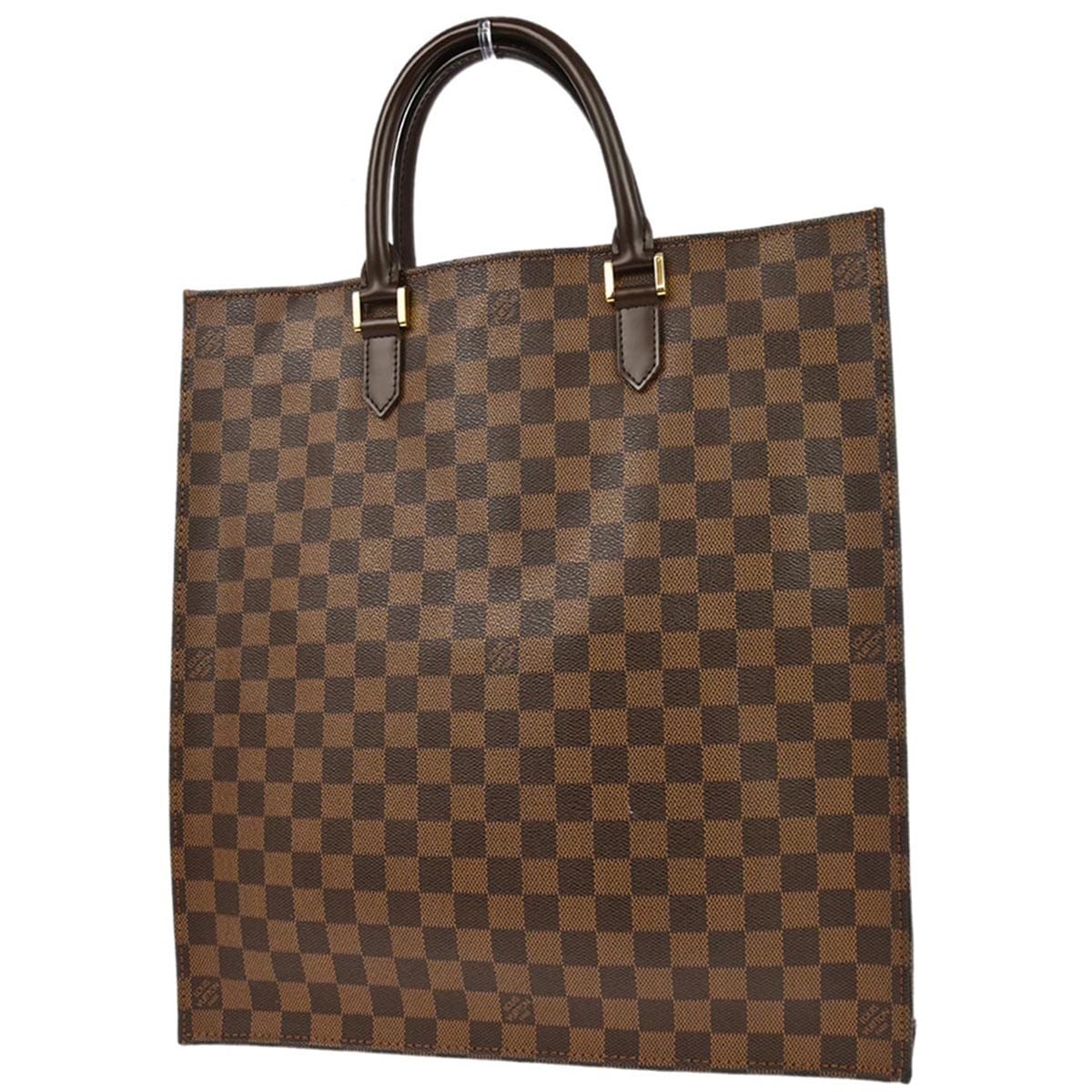 Louis Vuitton 2005 Damier Sac Plat Tote Handbag N51140