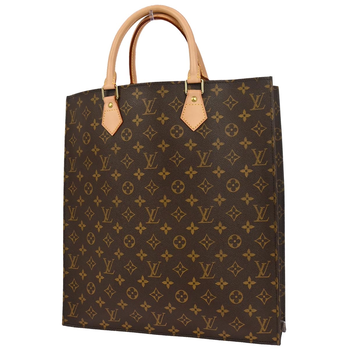 Louis Vuitton 2005 Monogram Sac Plat Tote Handbag M51140
