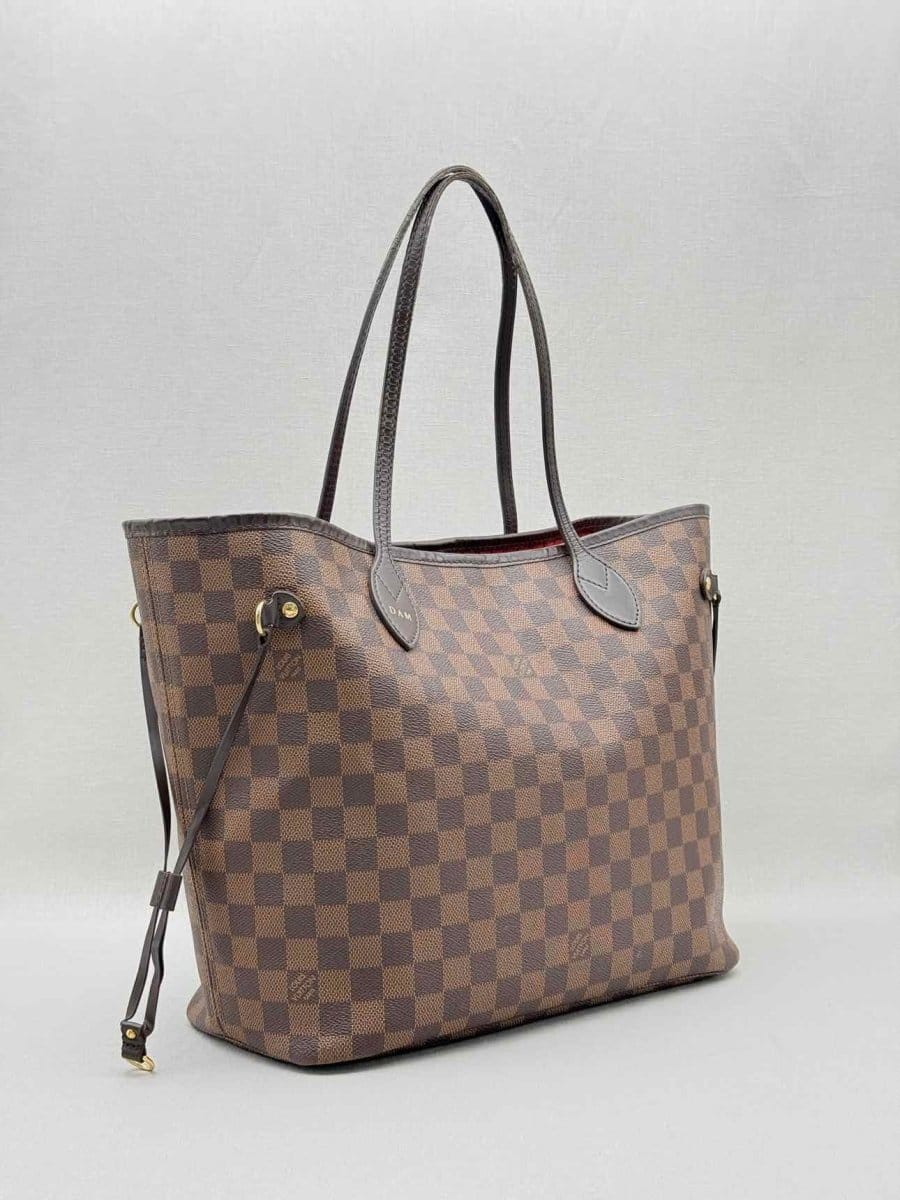 Louis Vuitton Neverfull Brown Damier Ebene Tote Bag