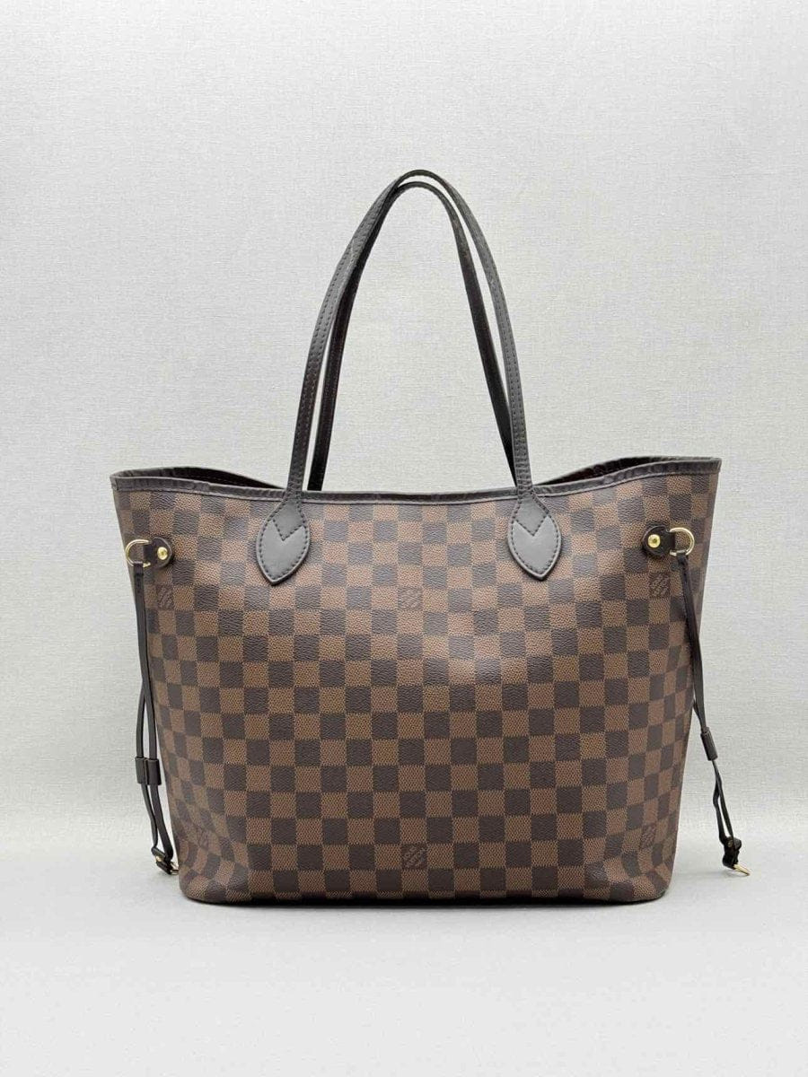 Louis Vuitton Neverfull Brown Damier Ebene Tote Bag