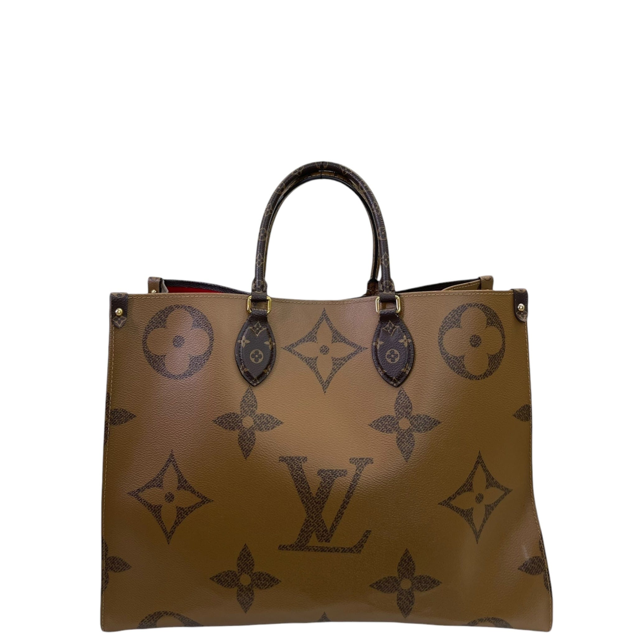 Louis Vuitton OnTheGo GM Tote Bag Giant Reverse Monogram Coated Canvas