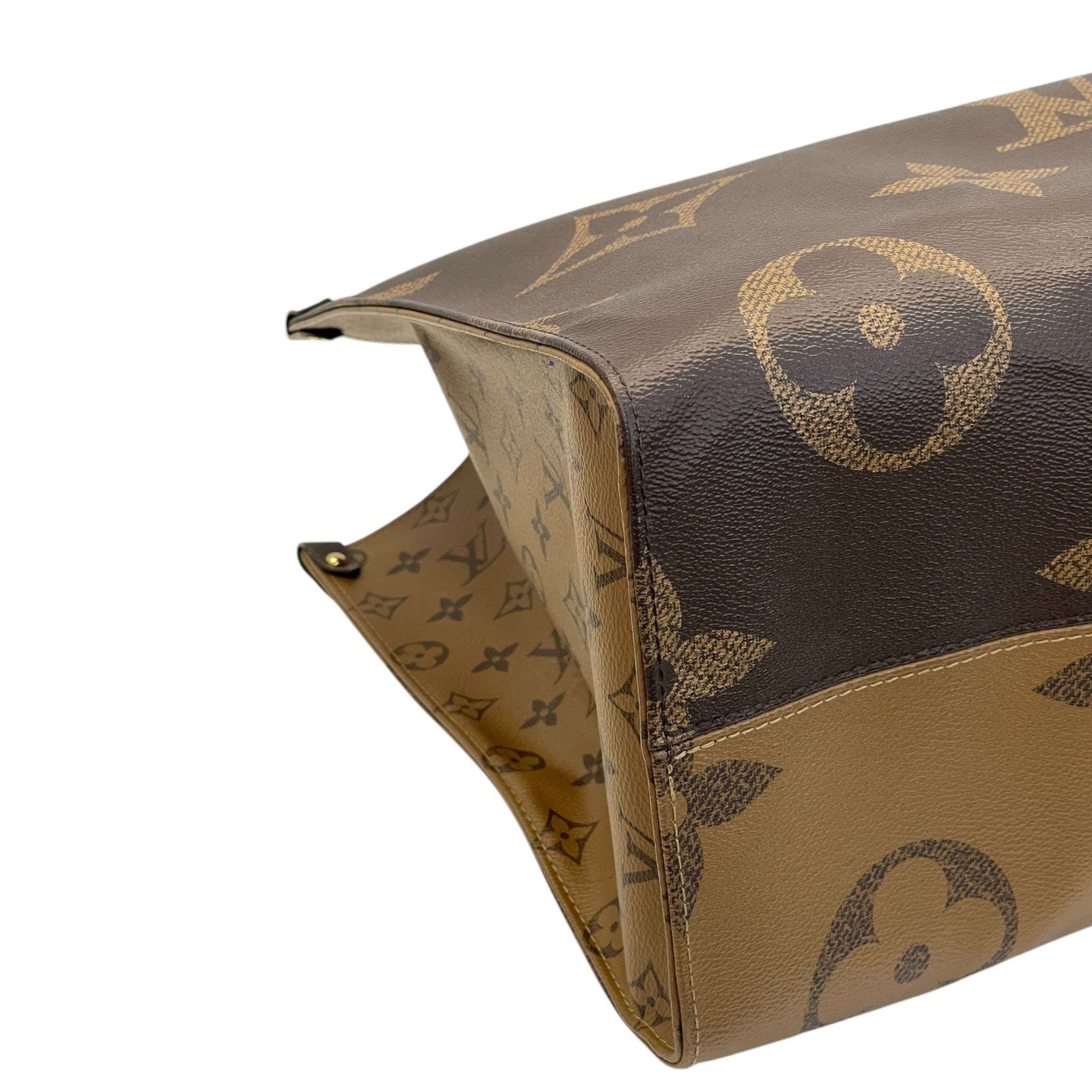 Louis Vuitton OnTheGo GM Tote Bag Giant Reverse Monogram Coated Canvas