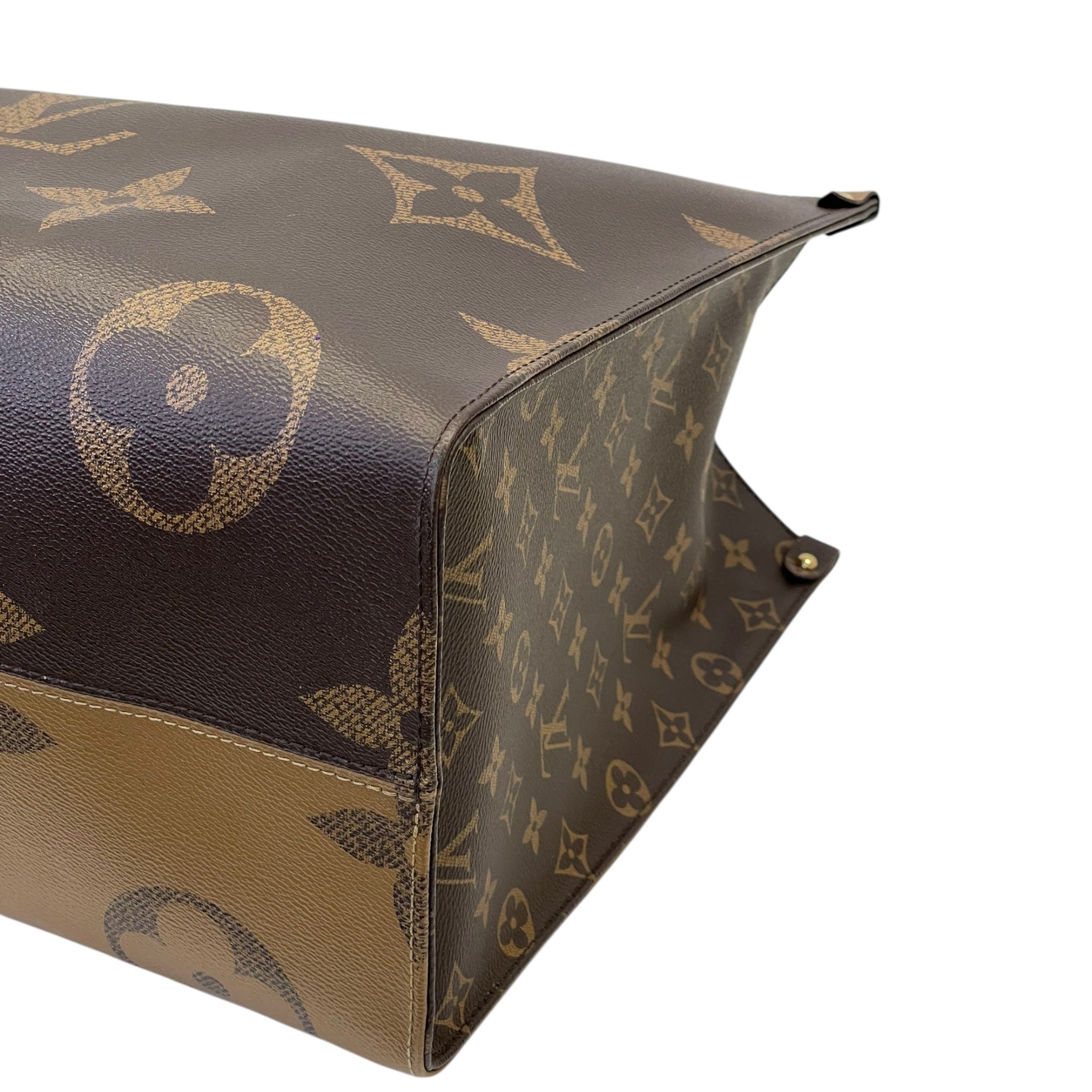 Louis Vuitton OnTheGo GM Tote Bag Giant Reverse Monogram Coated Canvas