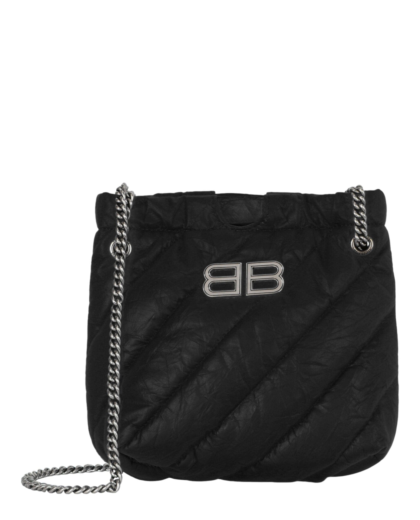 Balenciaga Womens Xs Quilted Crush Tote Bag