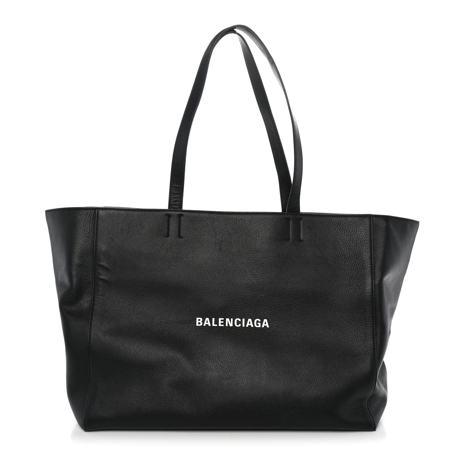 Balenciaga Smooth Calfskin Everyday East West Tote Bag Black