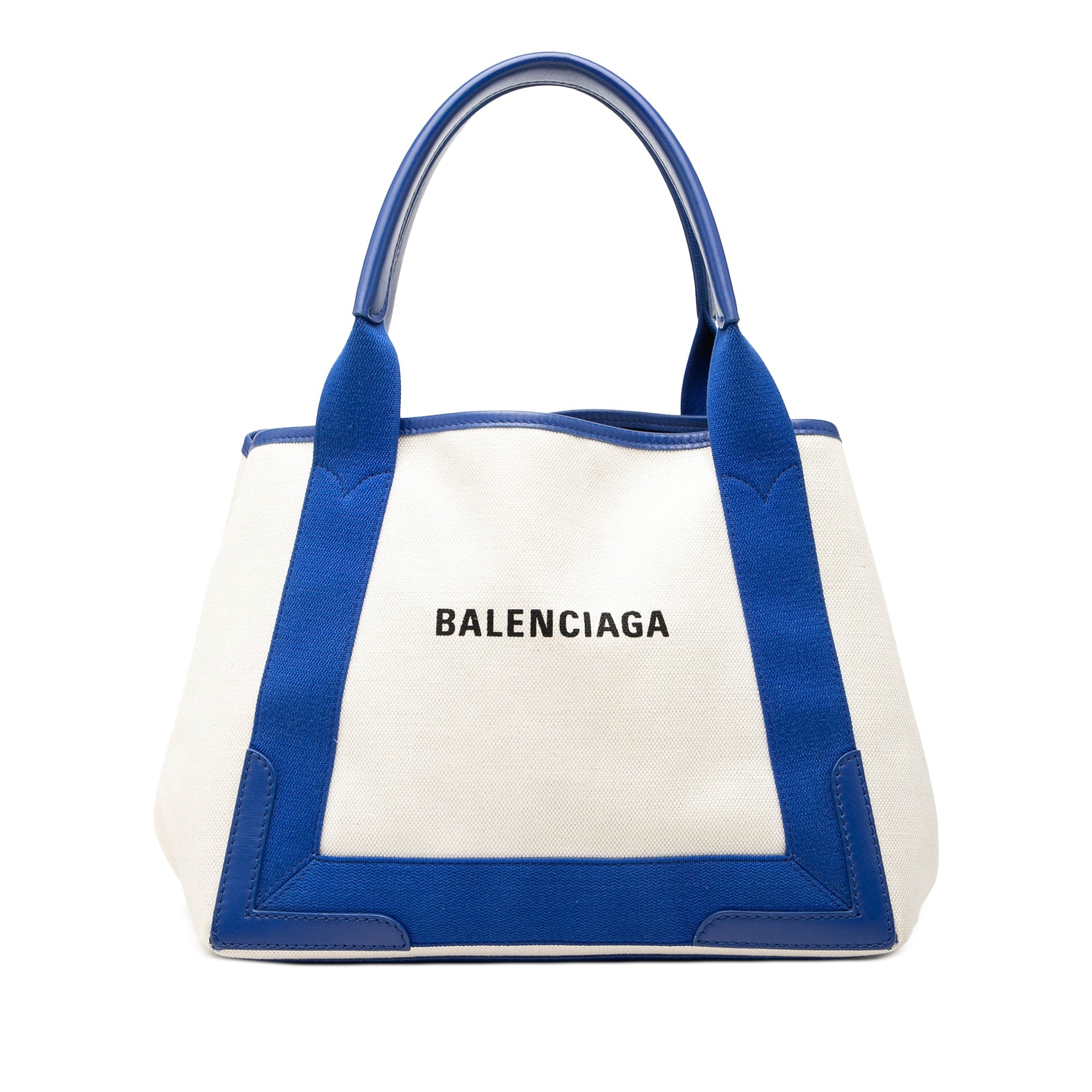 Balenciaga Canvas Navy Cabas S Tote