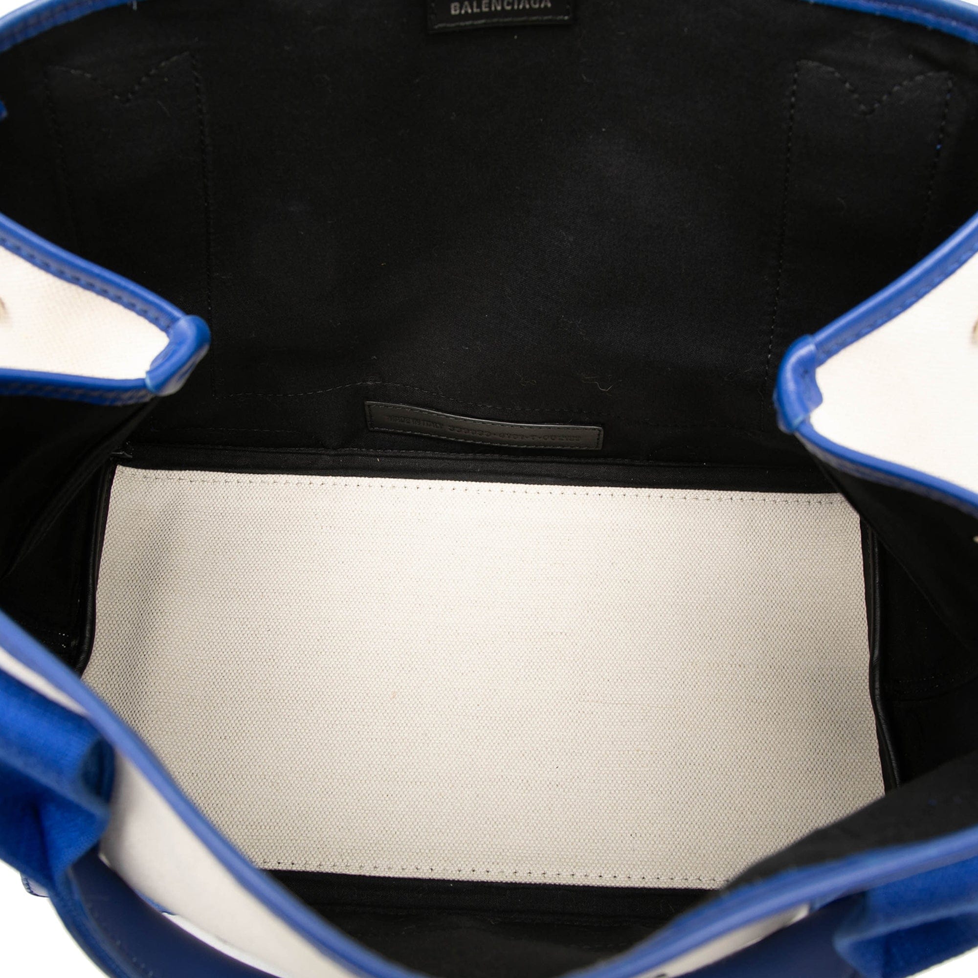 Balenciaga Canvas Navy Cabas S Tote