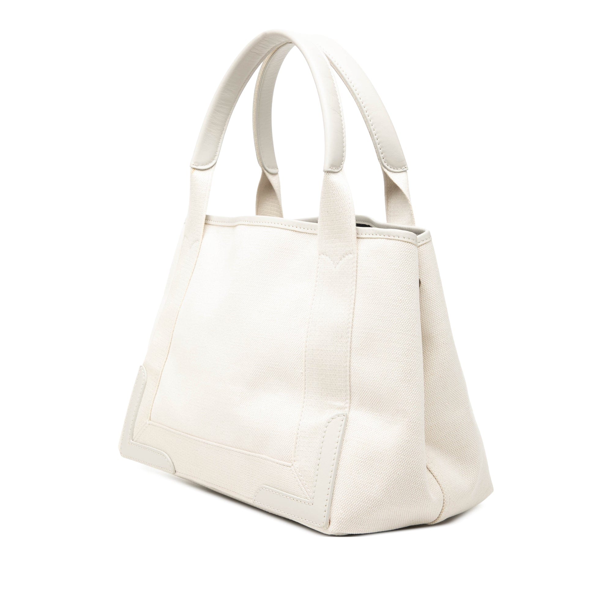 Balenciaga Canvas Navy Cabas Tote S