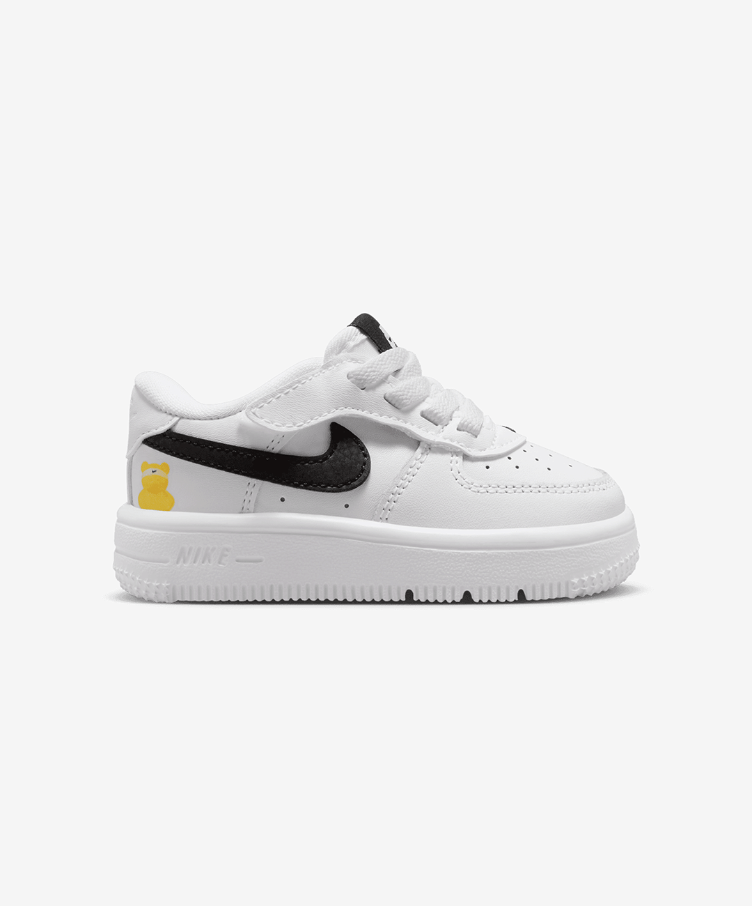 NIKE | FORCE 1 LOW EASYON KIDS { WHITE/BLACK