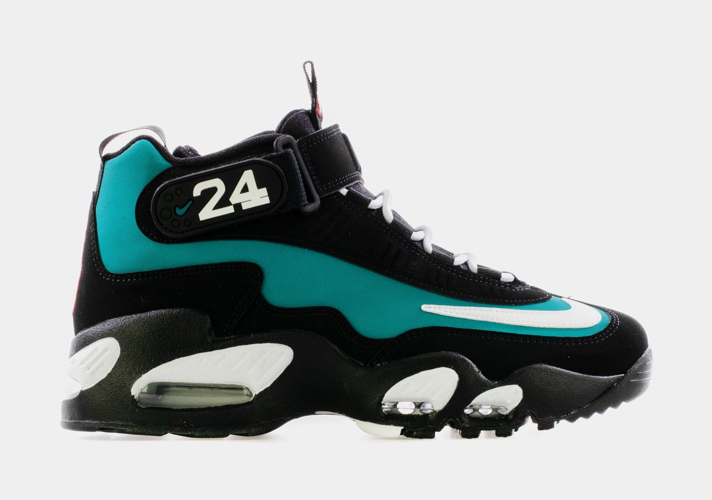 Nike Air Griffey Max 1 Black And Freshwater Mens Basketball Shoes (Black/Freshwater/White/Varsity Red) Free Shipping