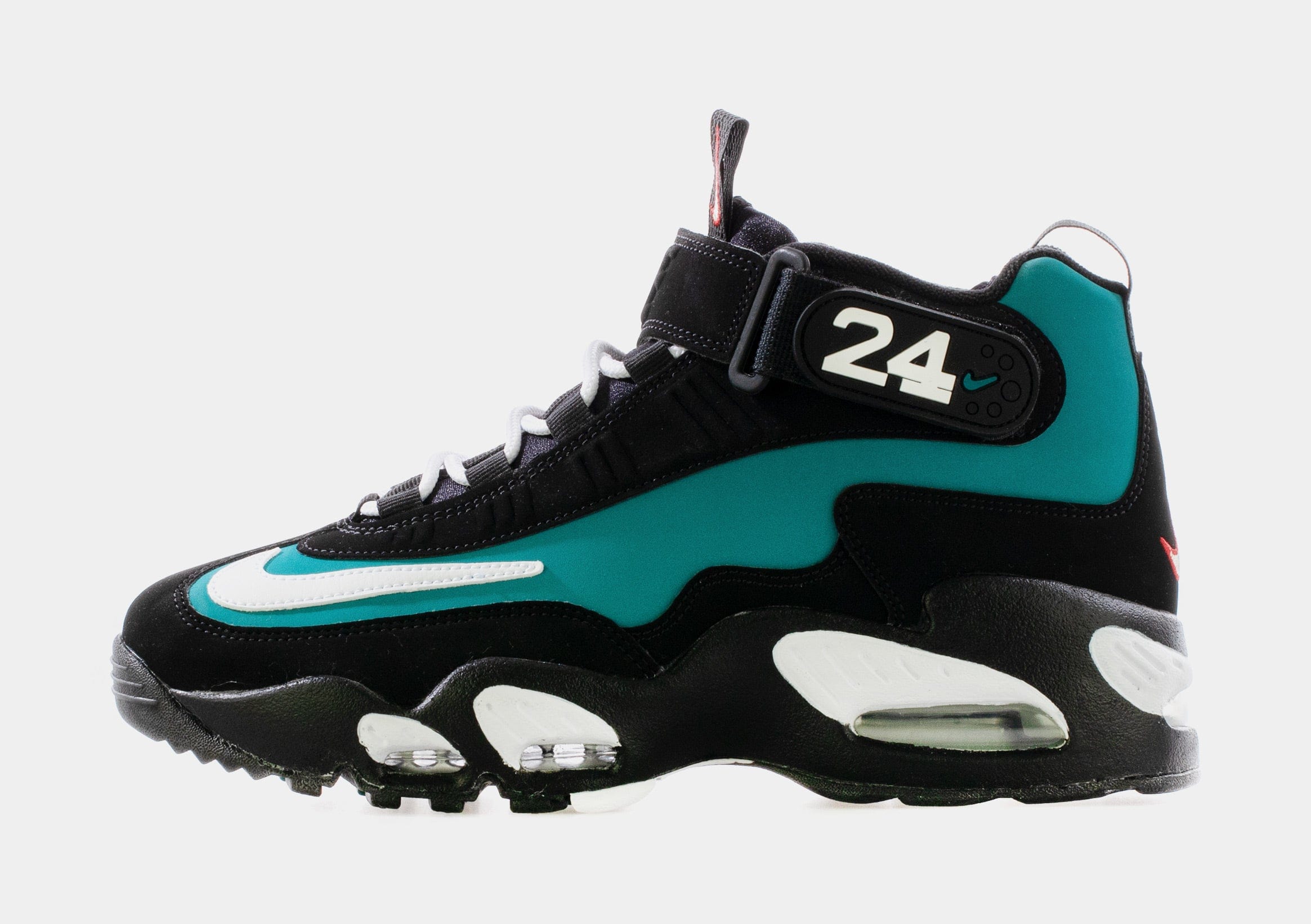 Nike Air Griffey Max 1 Black And Freshwater Mens Basketball Shoes (Black/Freshwater/White/Varsity Red) Free Shipping