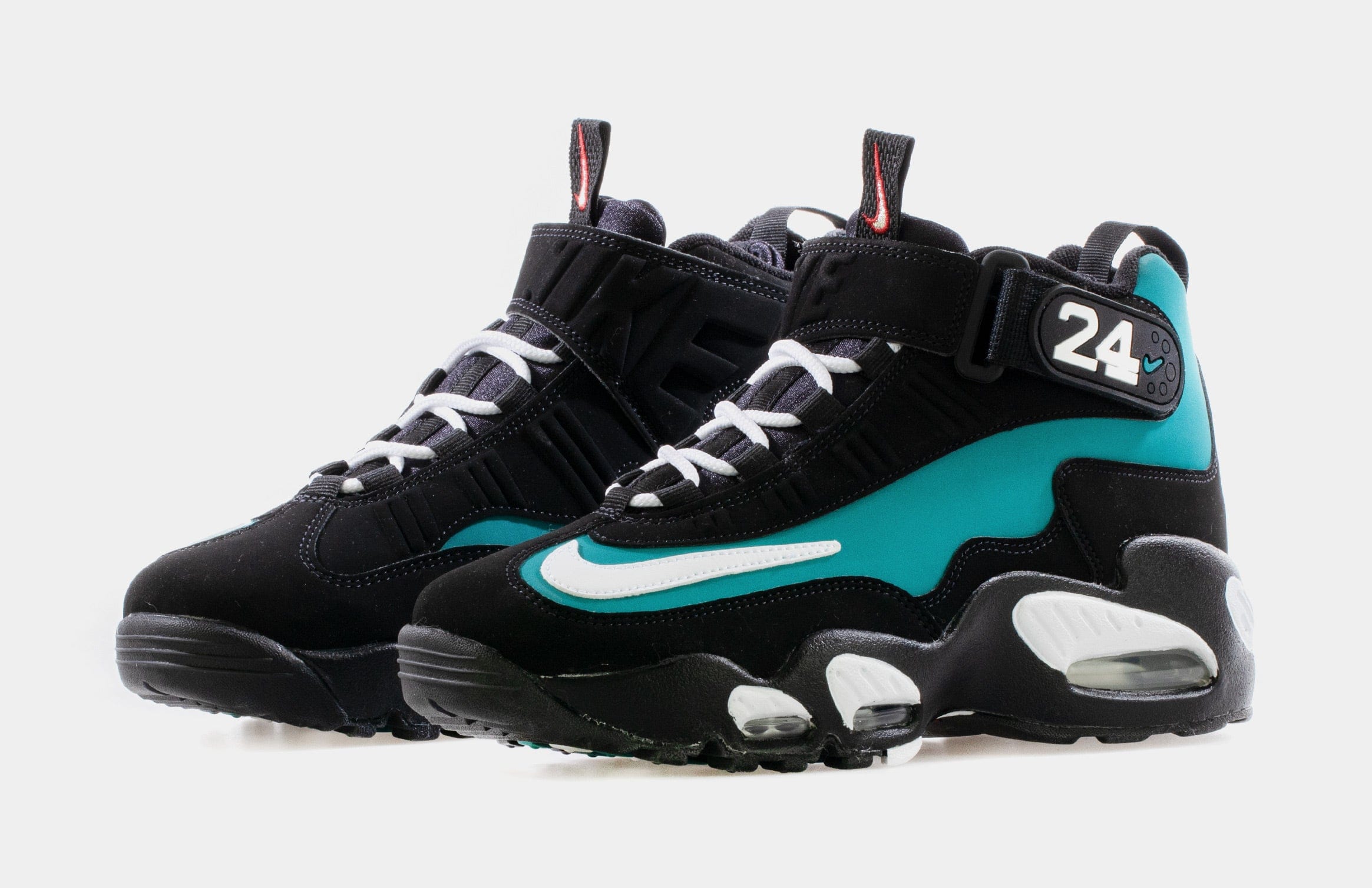 Nike Air Griffey Max 1 Black And Freshwater Mens Basketball Shoes (Black/Freshwater/White/Varsity Red) Free Shipping