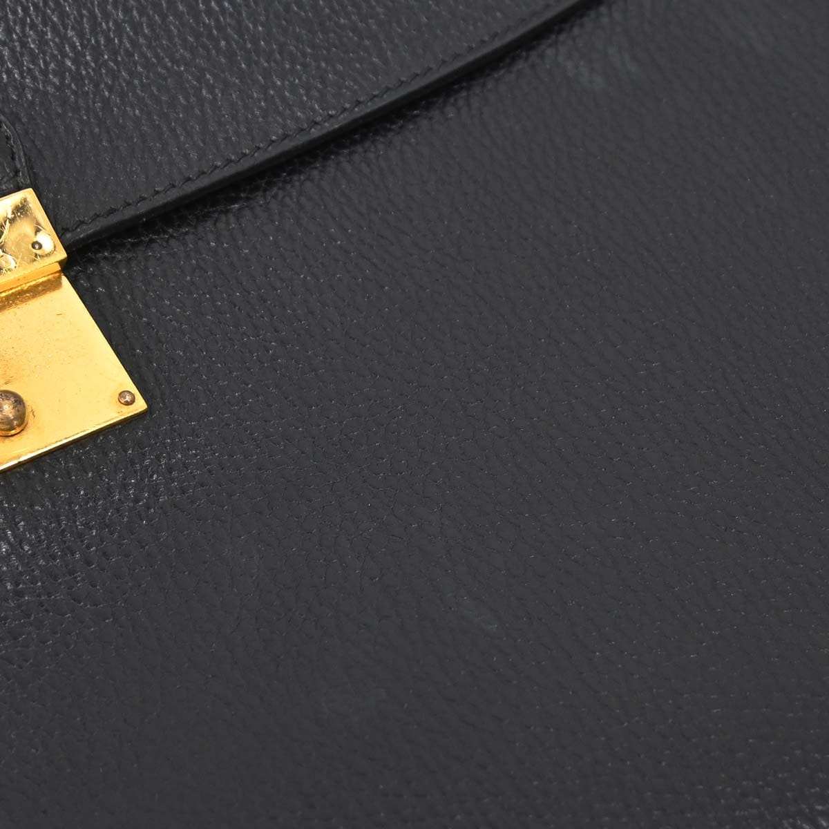 Hermes Black Ardennes Quirus Briefcase Business Handbag
