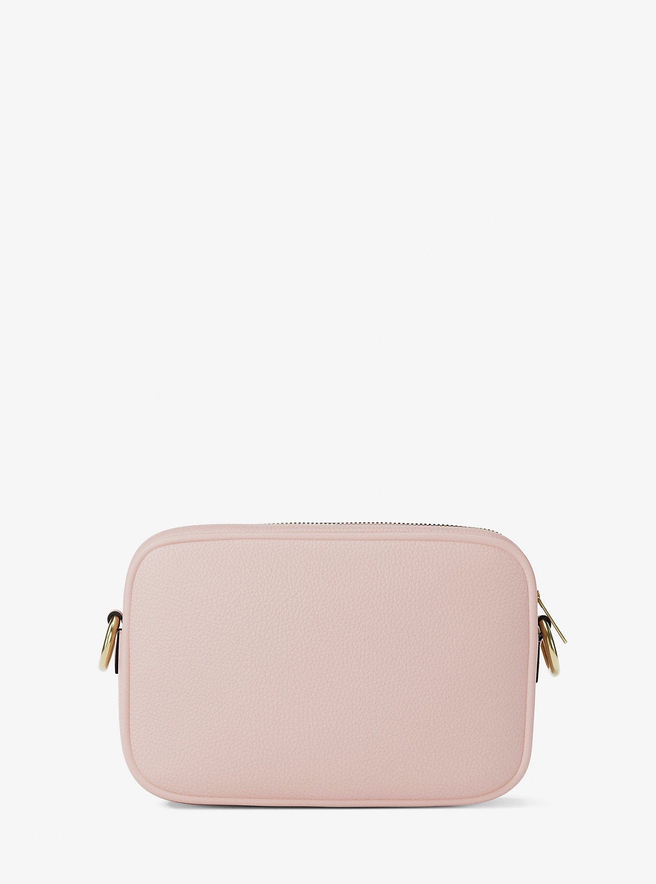 Michael Kors Jet Set Large Pebbled Leather Camera Crossbody Bag Powder Blush