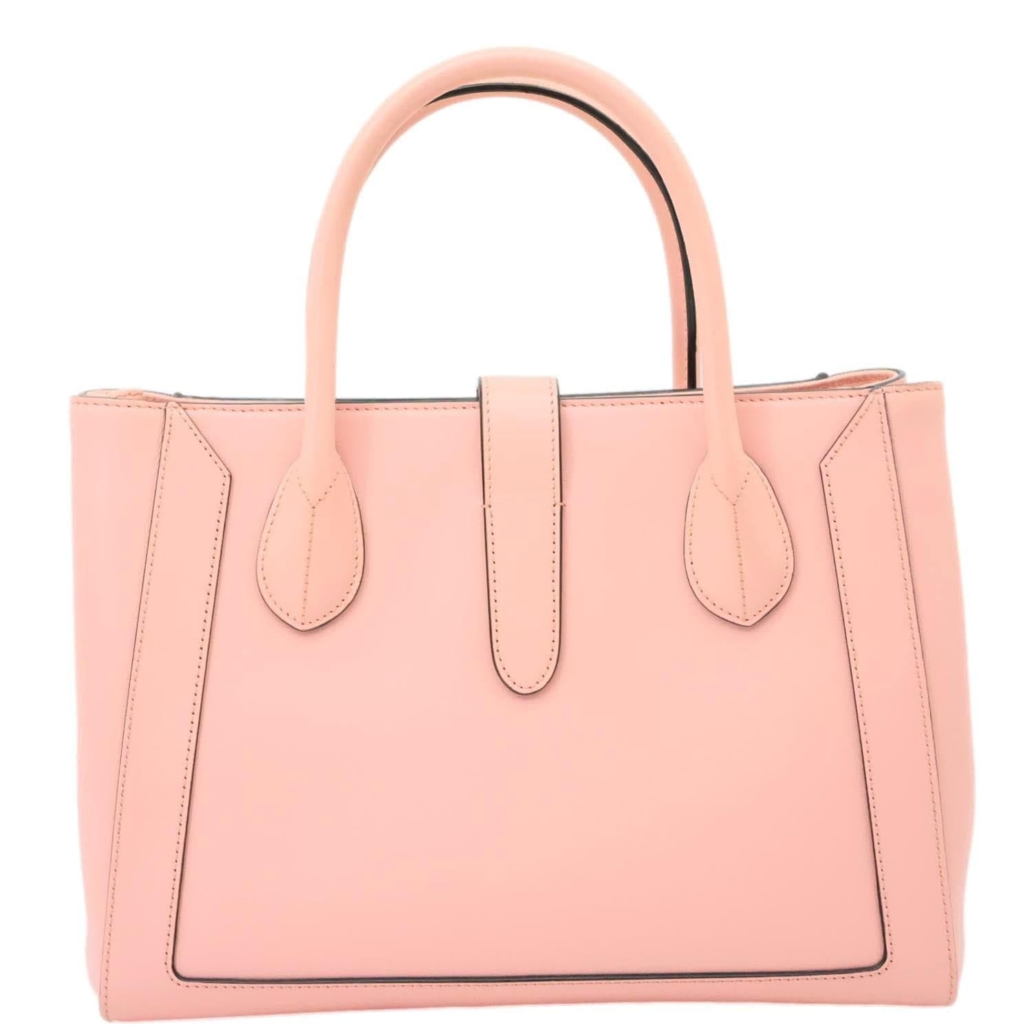 GUCCI Jackie 1961 Medium Calfskin Leather Tote Bag Pink 649016