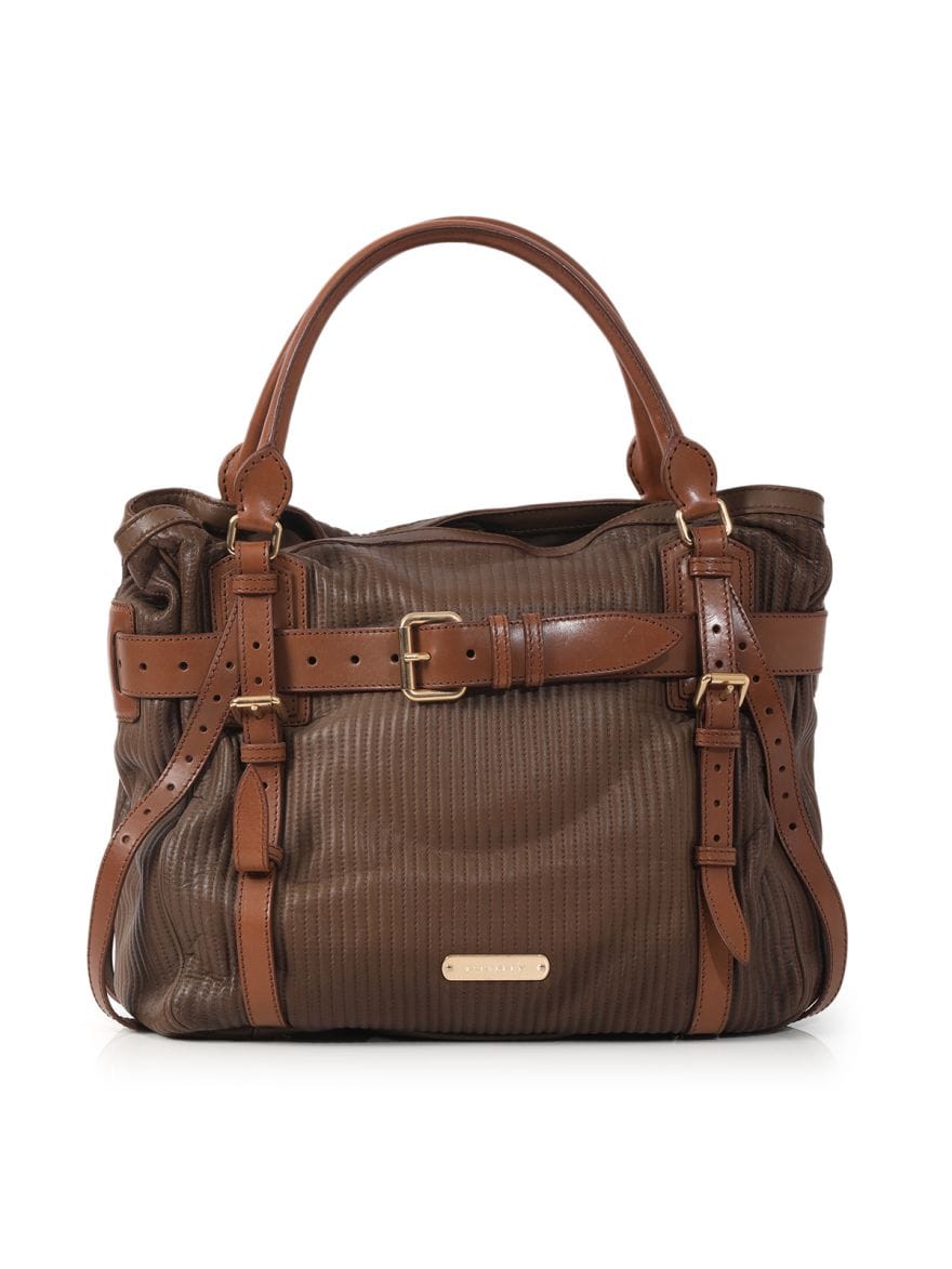Burberry Belted Ombré Tote Handbag