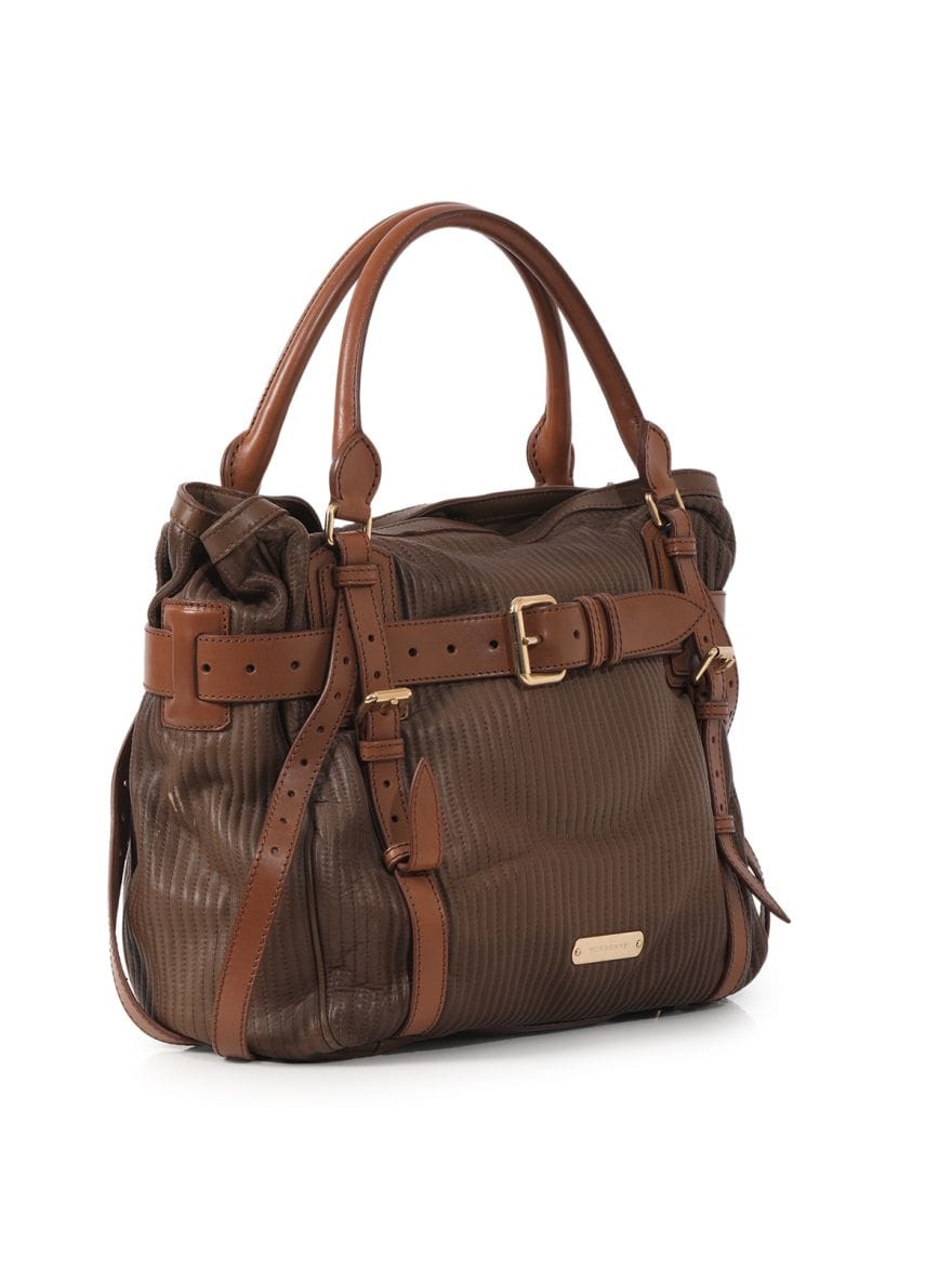 Burberry Belted Ombré Tote Handbag