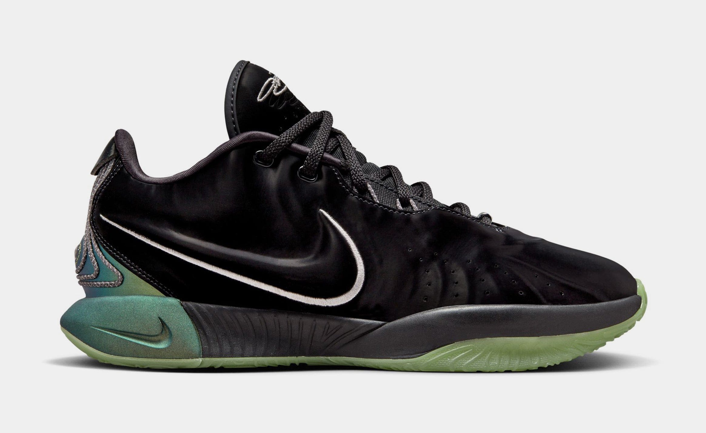 Nike Lebron XXI Tahitian Mens Basketball Shoes (Black/Iron Grey)