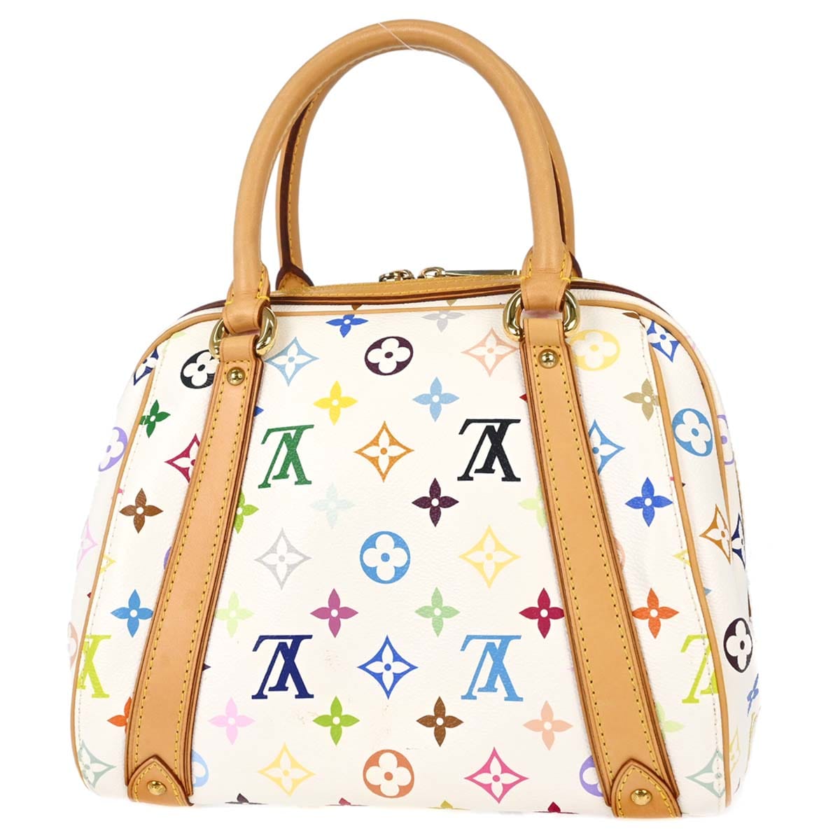 Louis Vuitton White Monogram Multicolor Priscilla Handbag M40096
