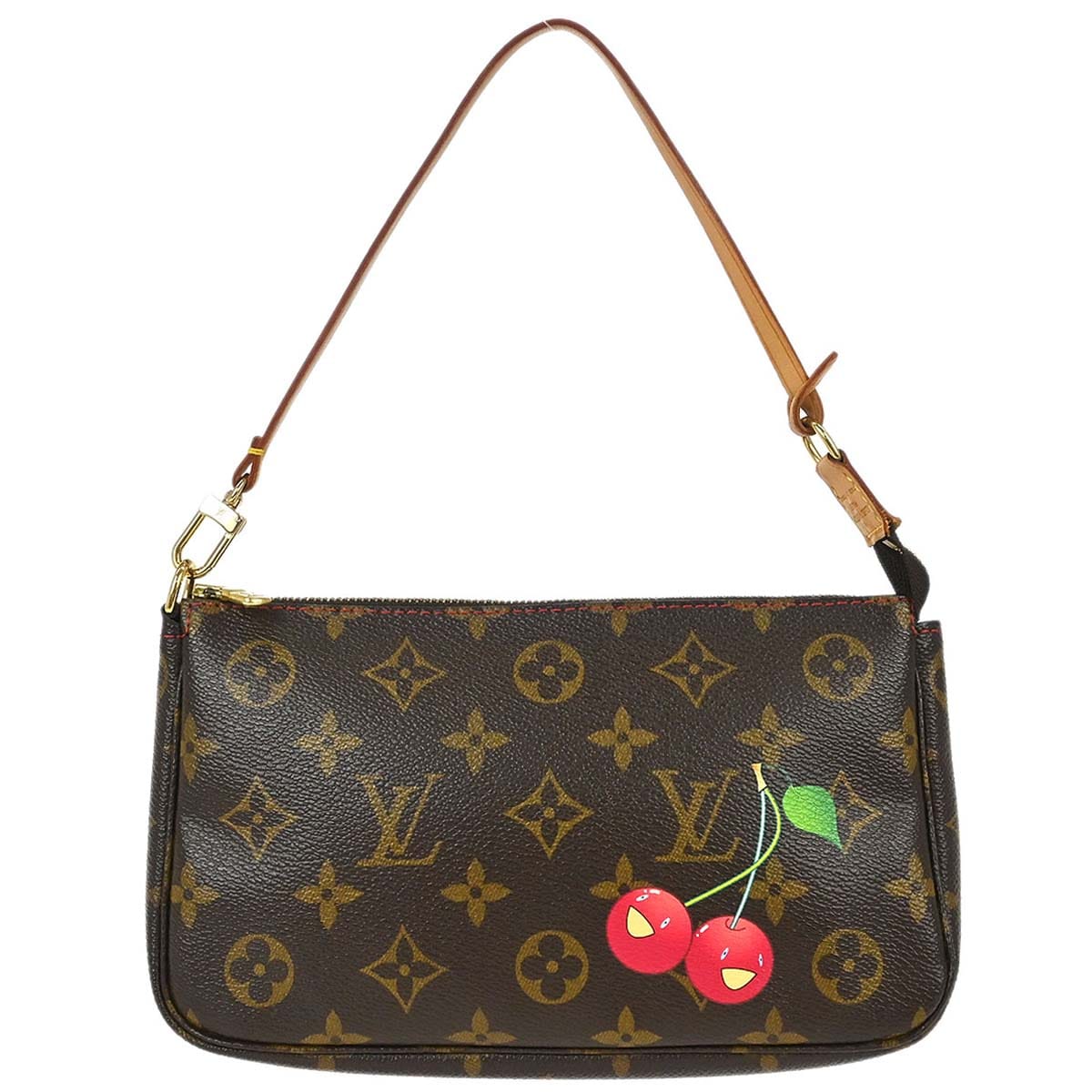 Louis Vuitton Monogram Cherry Pochette Accessoires Handbag M95008