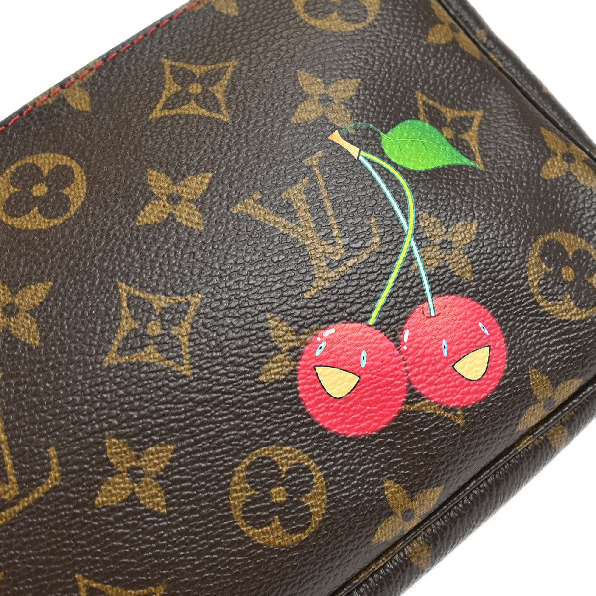 Louis Vuitton Monogram Cherry Pochette Accessoires Handbag M95008