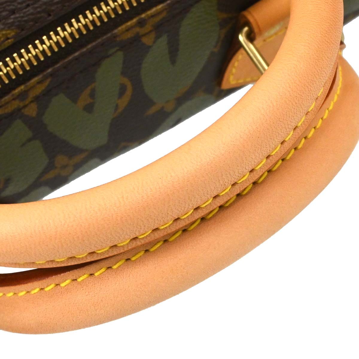 Louis Vuitton Khaki Monogram Graffiti Speedy 30 Handbag M92194