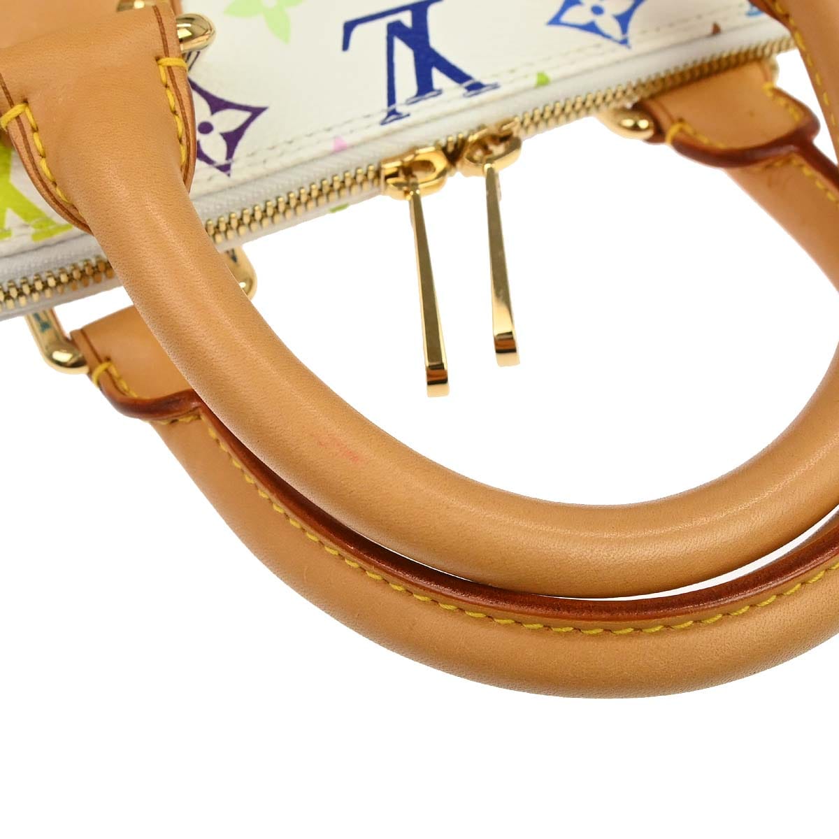 Louis Vuitton White Monogram Multicolor Alma Handbag M92647