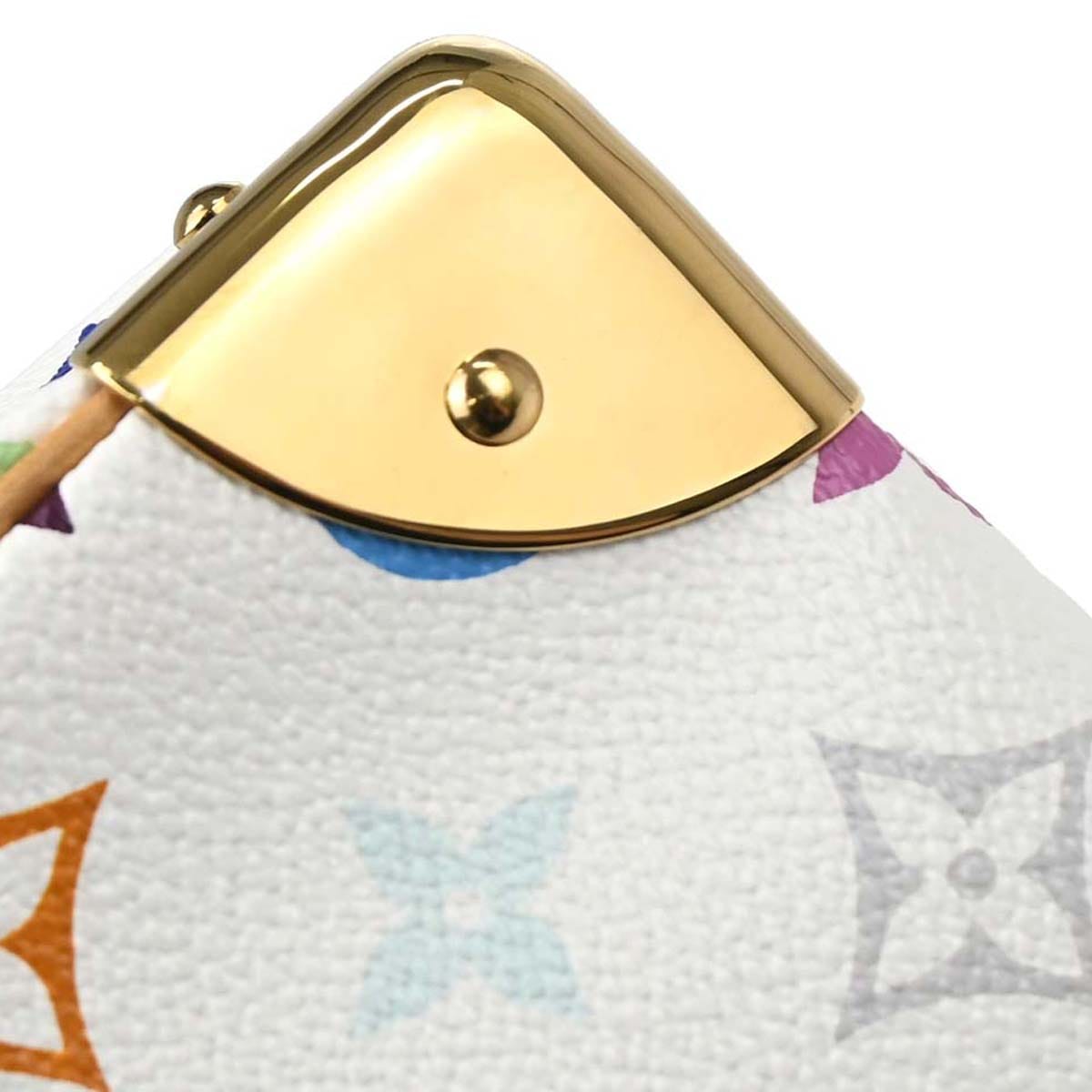 Louis Vuitton White Monogram Multicolor Trouville Handbag M92663